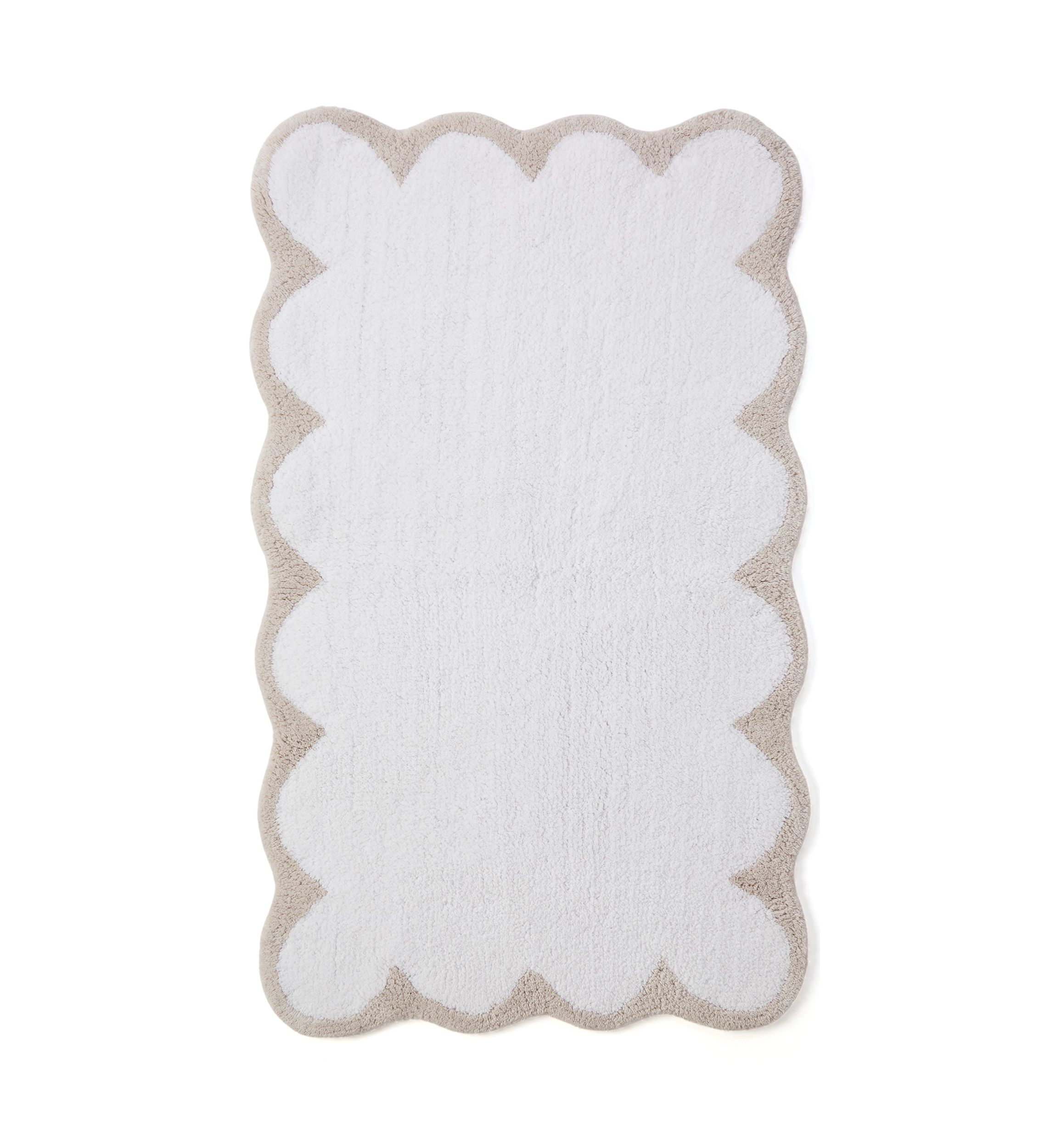 Scalloped Bath Rug