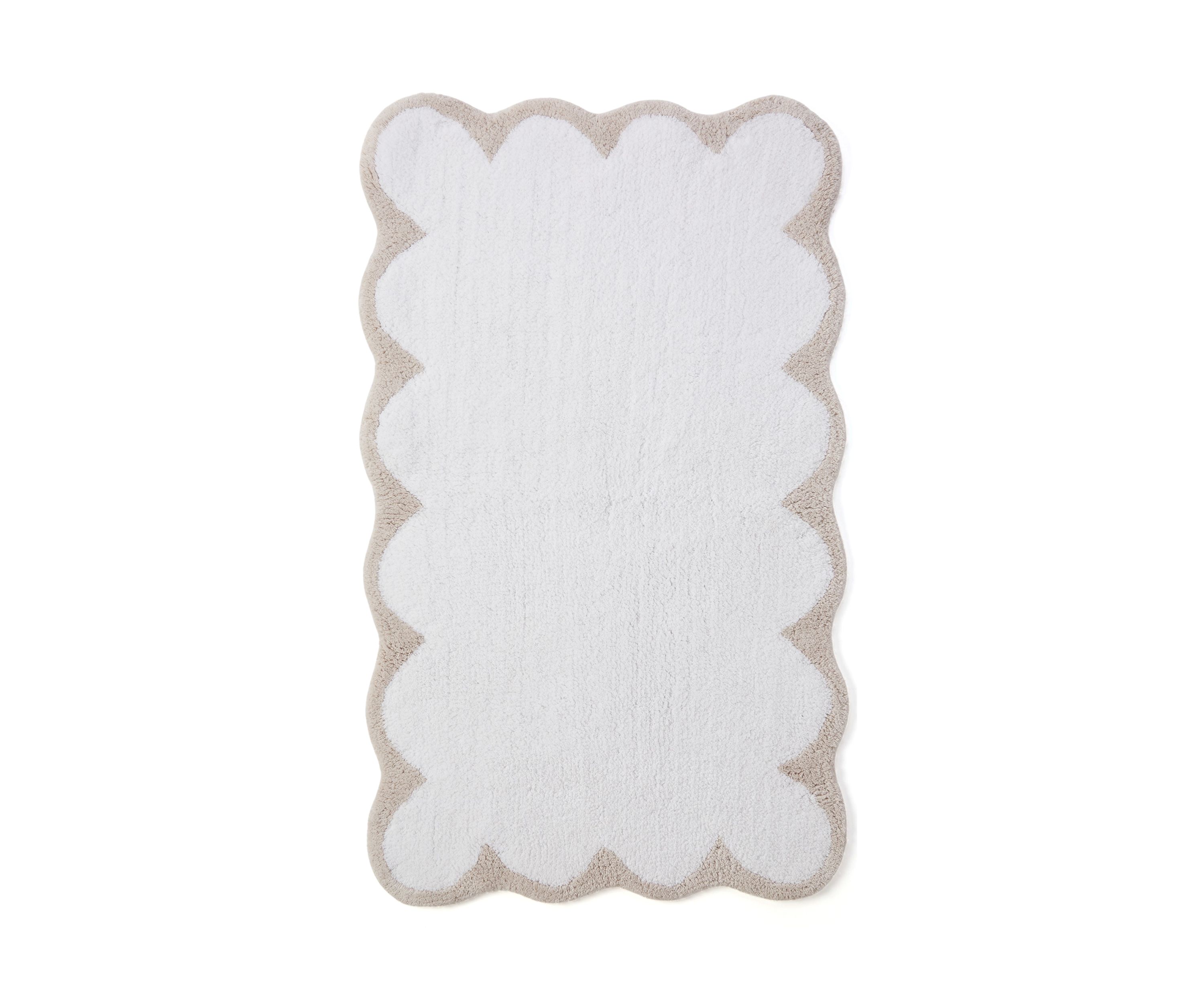 Scalloped Bath Rug