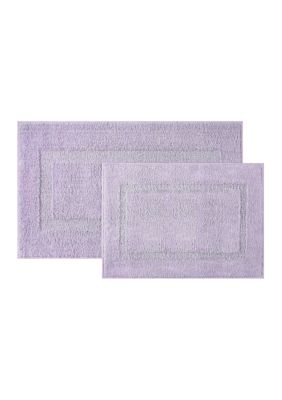 Crown & Ivy Rectangle Bath Rug, Lilac, 24 x 40