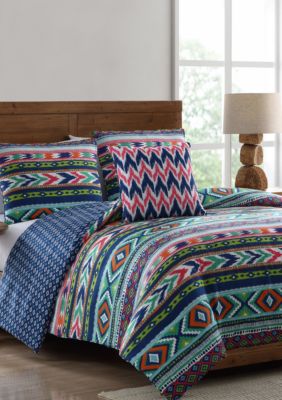 Mhf Home Ava Tribal Print Reversible Comforter Set Belk