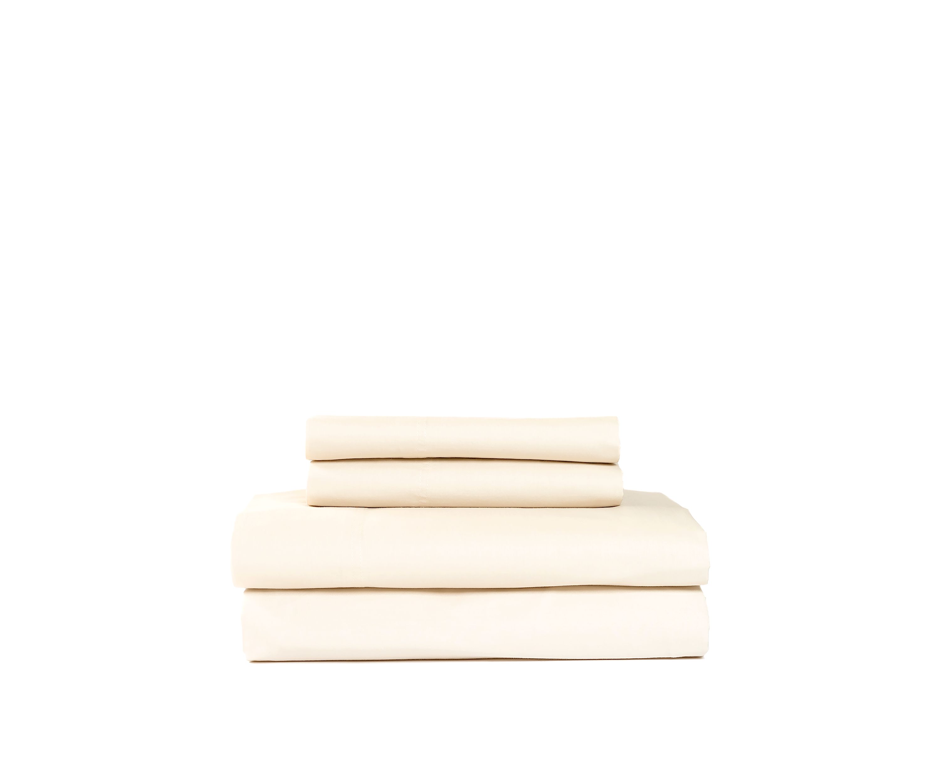 Washed Percale Cotton Sheet Set - 180 Thread Count