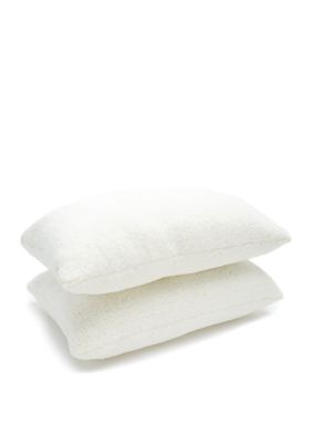 Serta Perfect Sleeper Sherpa Soft 2 Pack Jumbo Pillows Belk