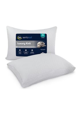 Serta® Perfect Sleeper Luxury Knit 2 Pack Jumbo Pillows | belk