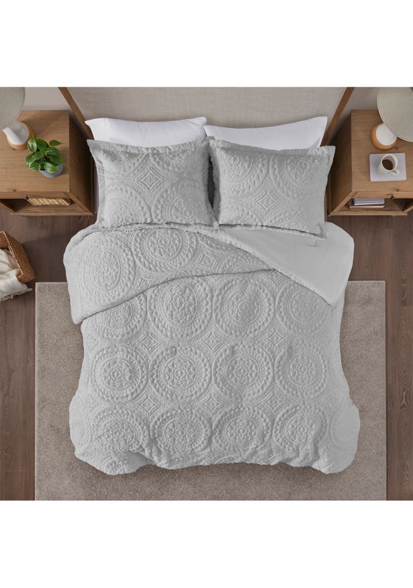 Arya Medallion Ultra Plush Comforter Mini Set