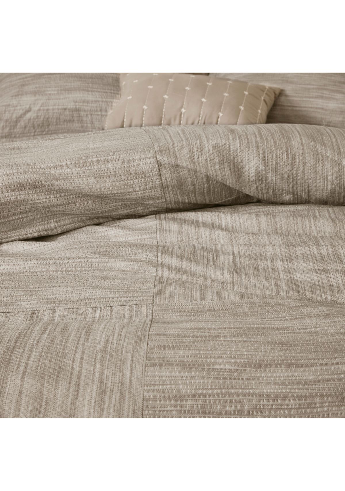 Walter 7 Piece Printed Seersucker Comforter Set