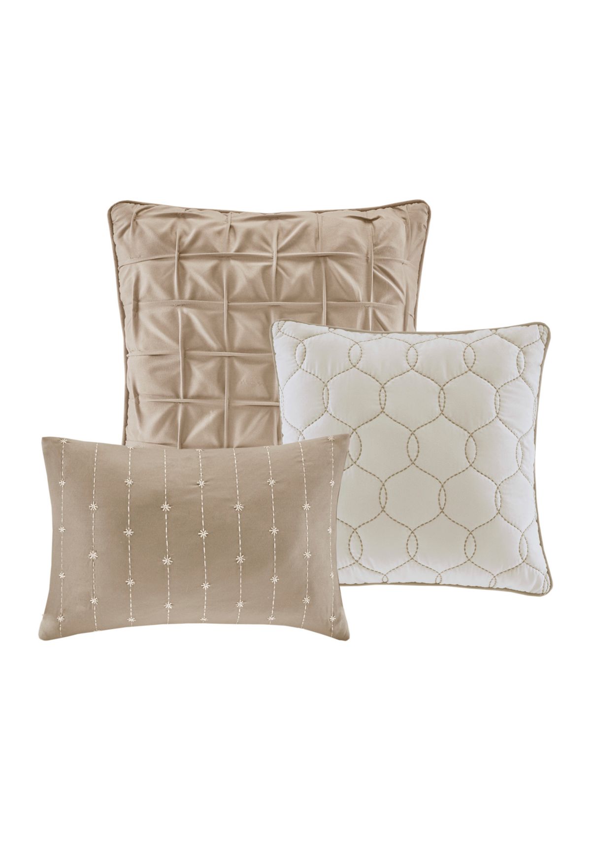 Walter 7 Piece Printed Seersucker Comforter Set