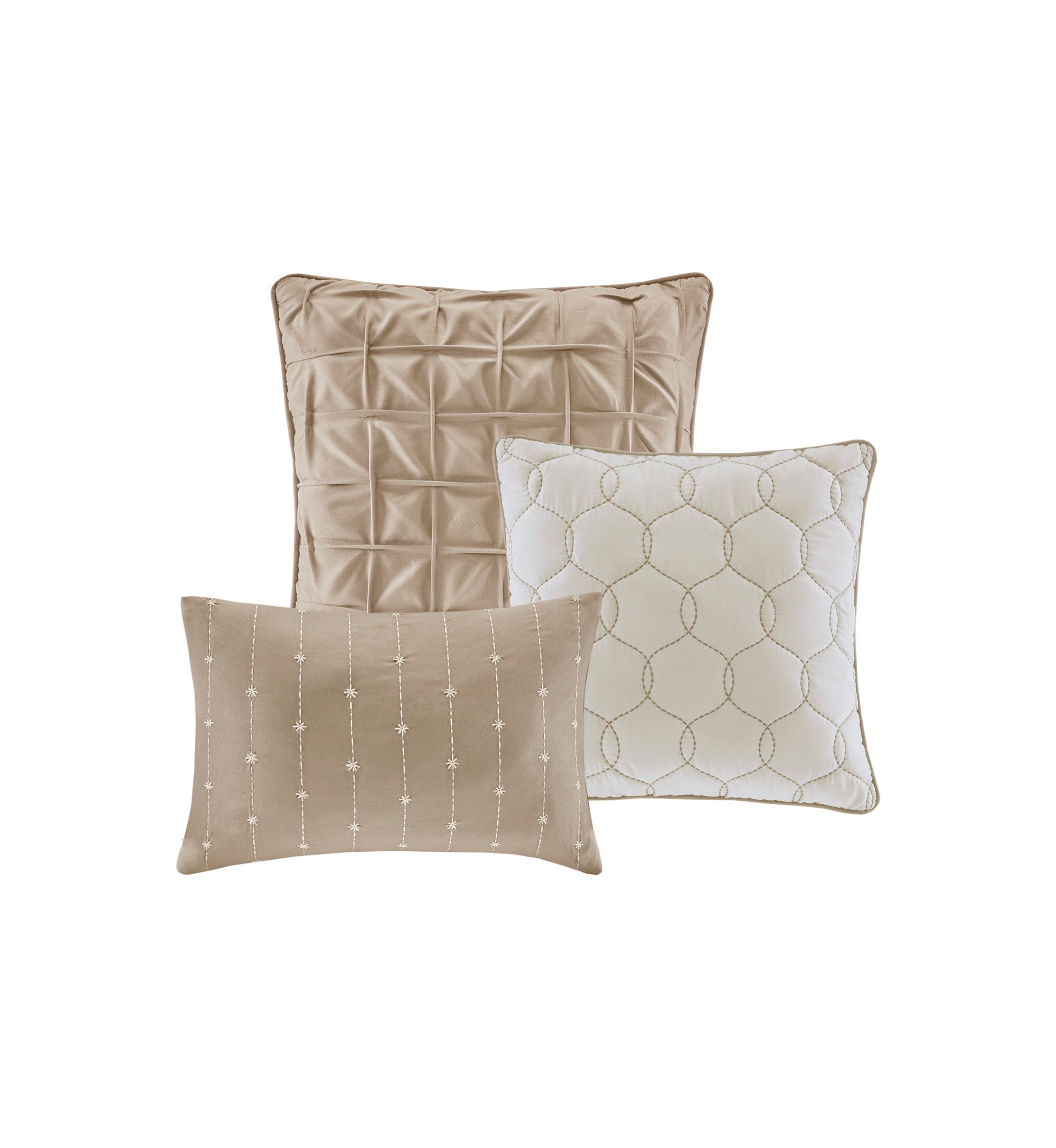 Walter 7 Piece Printed Seersucker Comforter Set