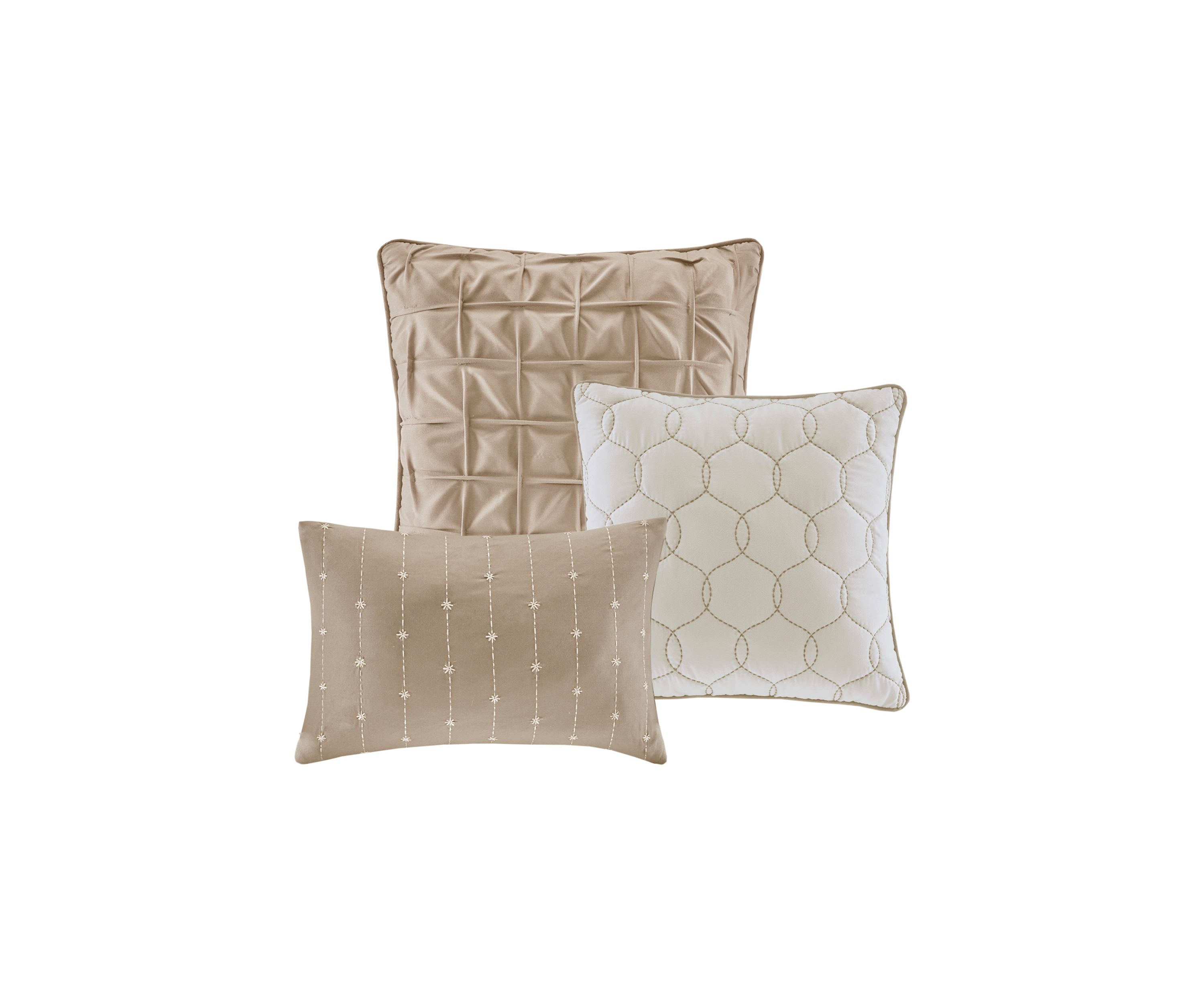 Walter 7 Piece Printed Seersucker Comforter Set