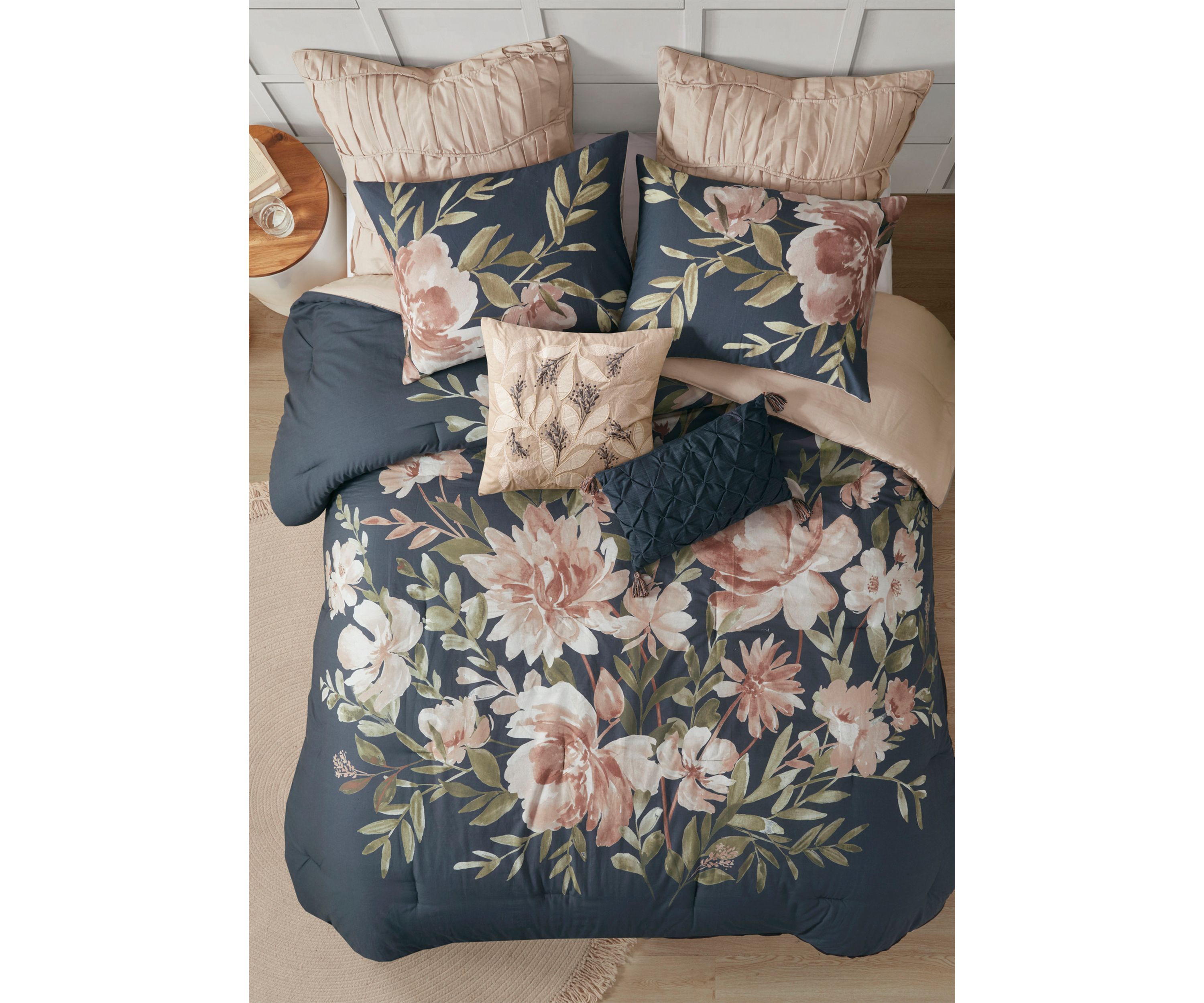 Camillia 8 Piece Cotton Comforter Set