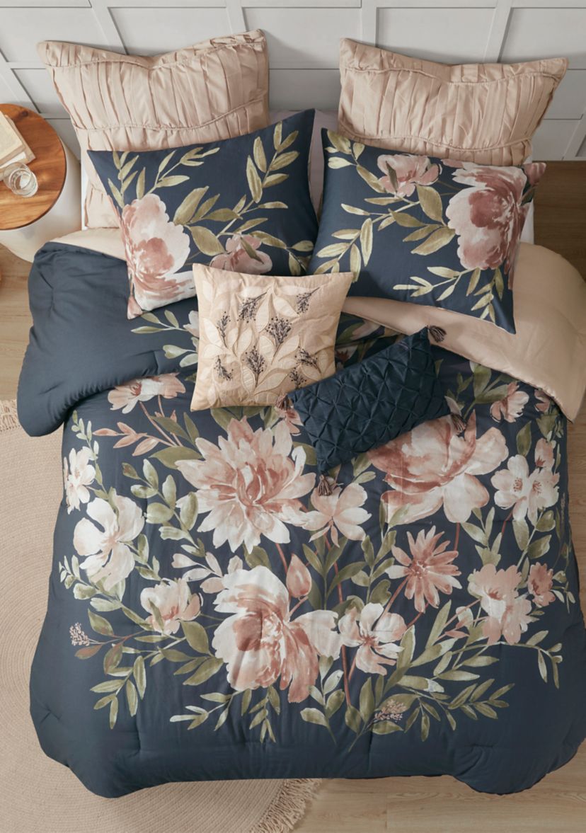 Camillia 8 Piece Cotton Comforter Set
