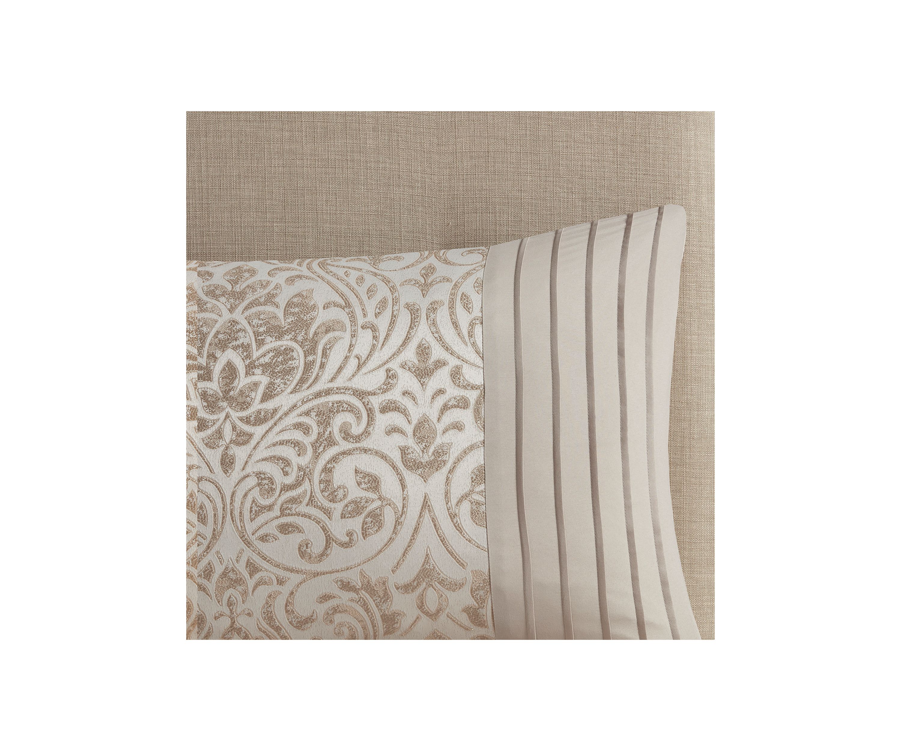 Emilia 12 Piece Jacquard Comforter Set with Bed Sheets
