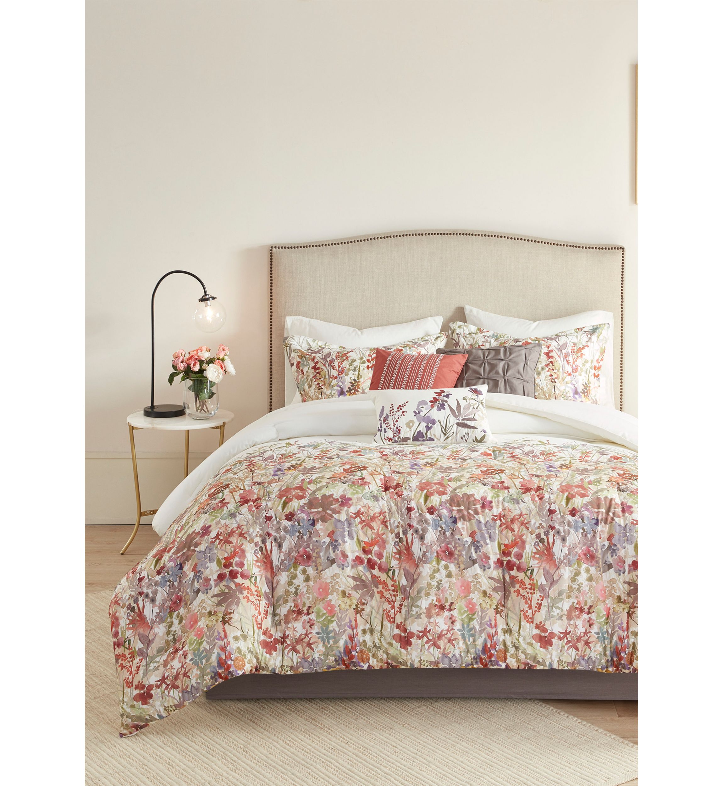 Mariana 7 Piece Cotton Printed Comforter Set
