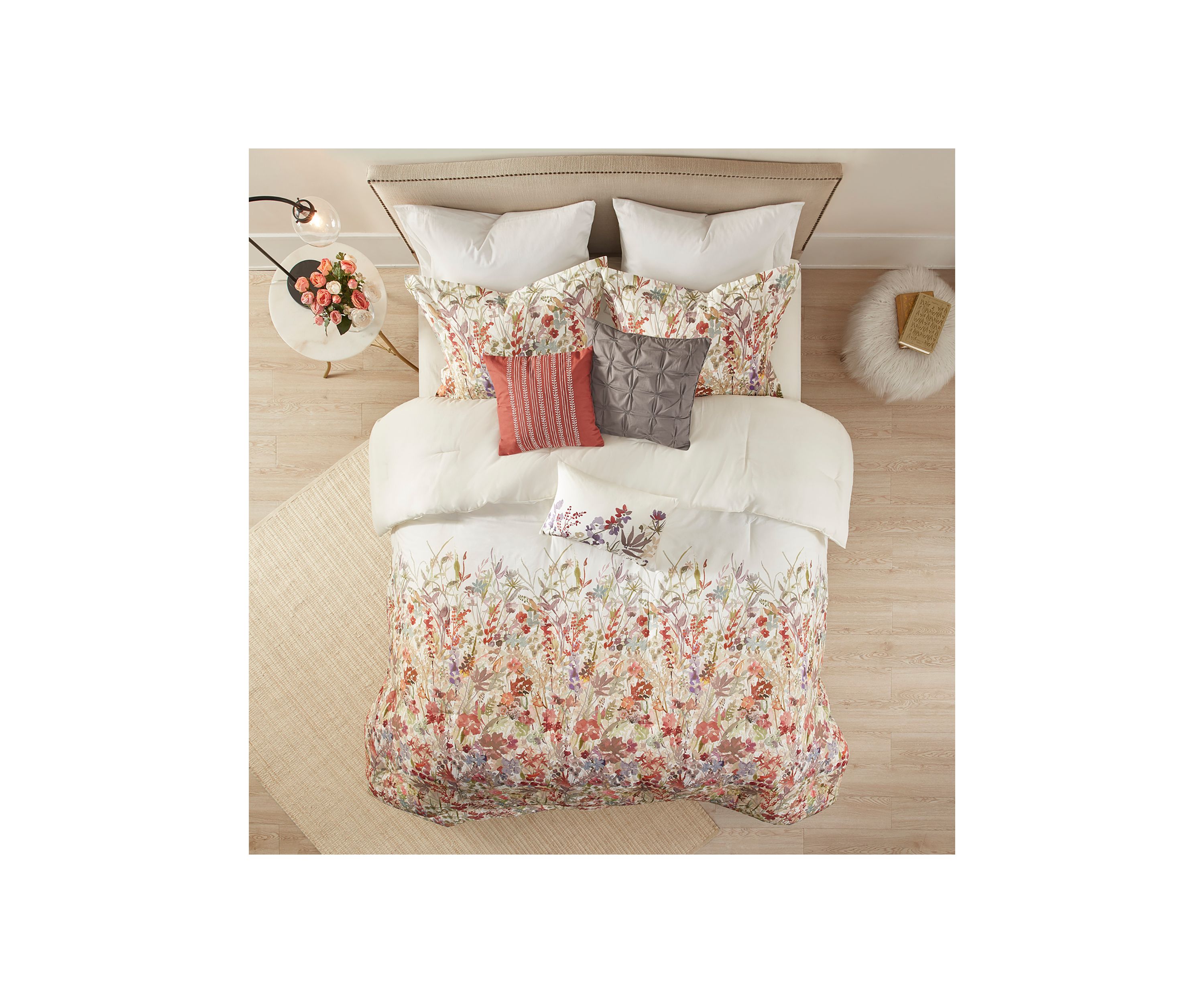 Mariana 7 Piece Cotton Printed Comforter Set