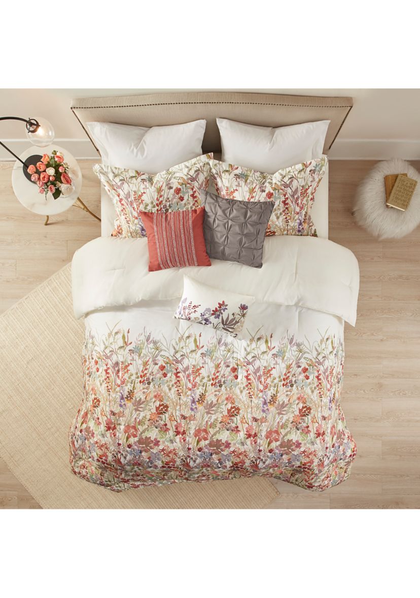 Mariana 7 Piece Cotton Printed Comforter Set