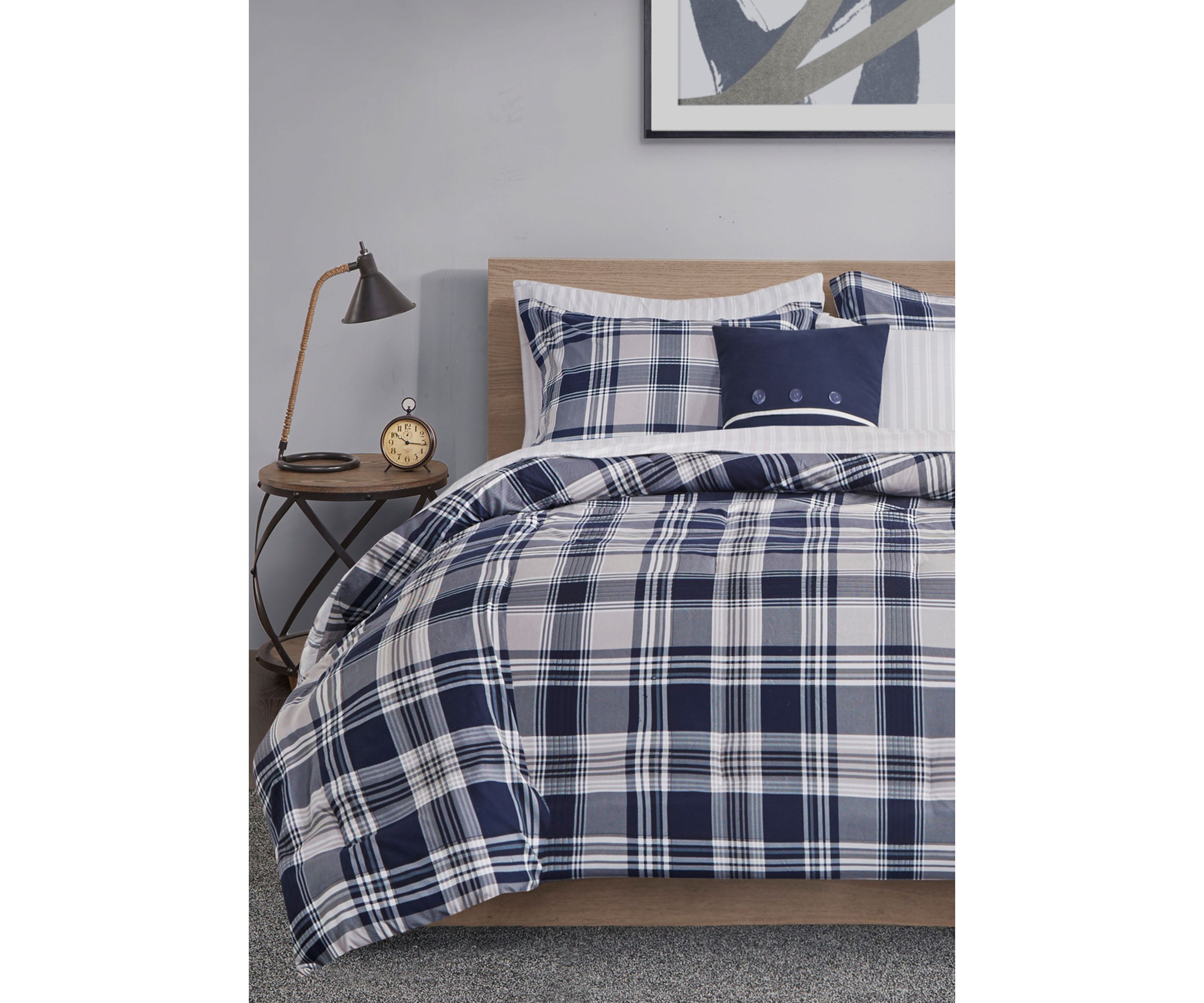 Patrick Reversible Comforter Set with Bed Sheets