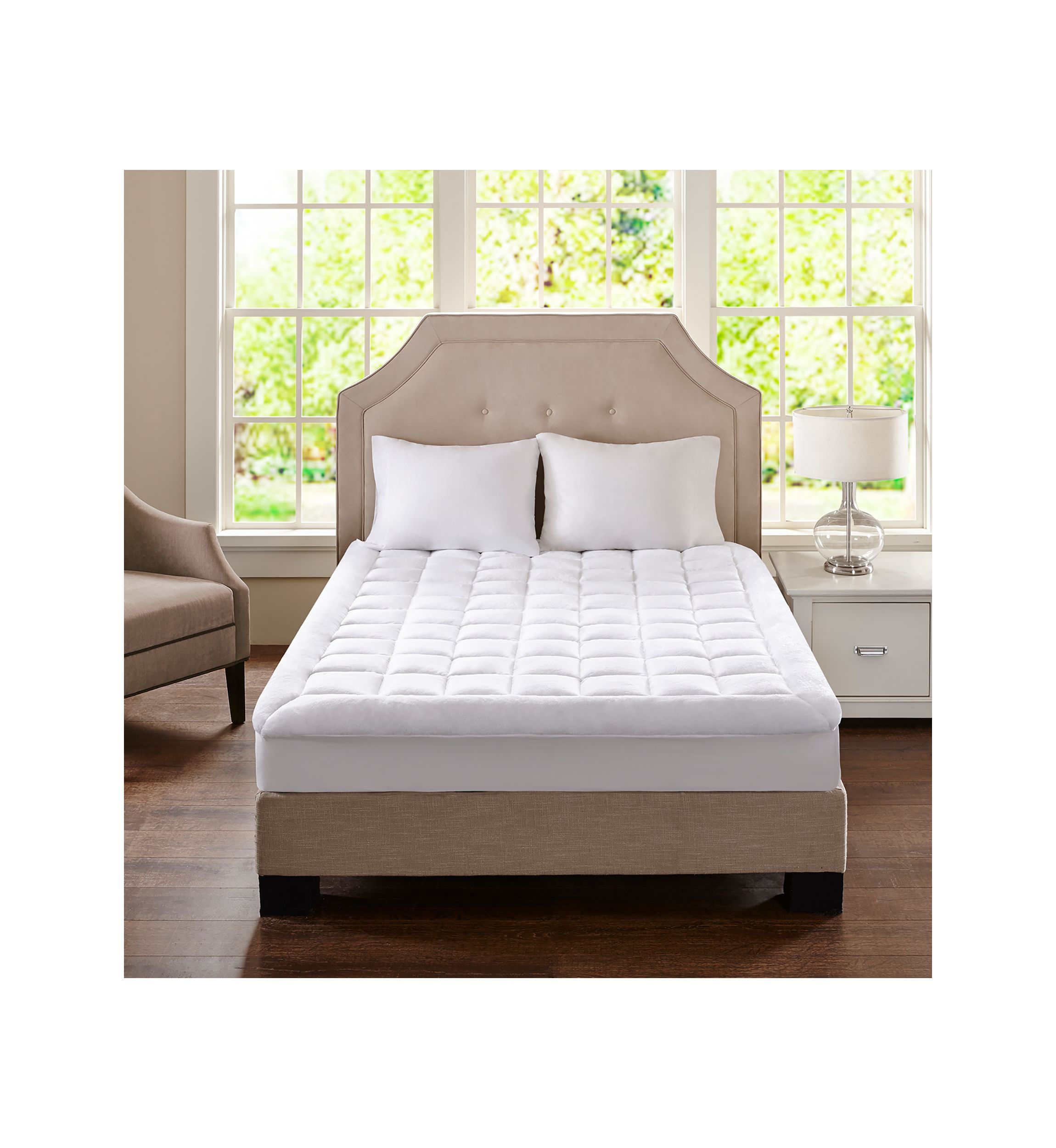 Cloud Soft Overfilled Plush Waterproof Mattress Pad