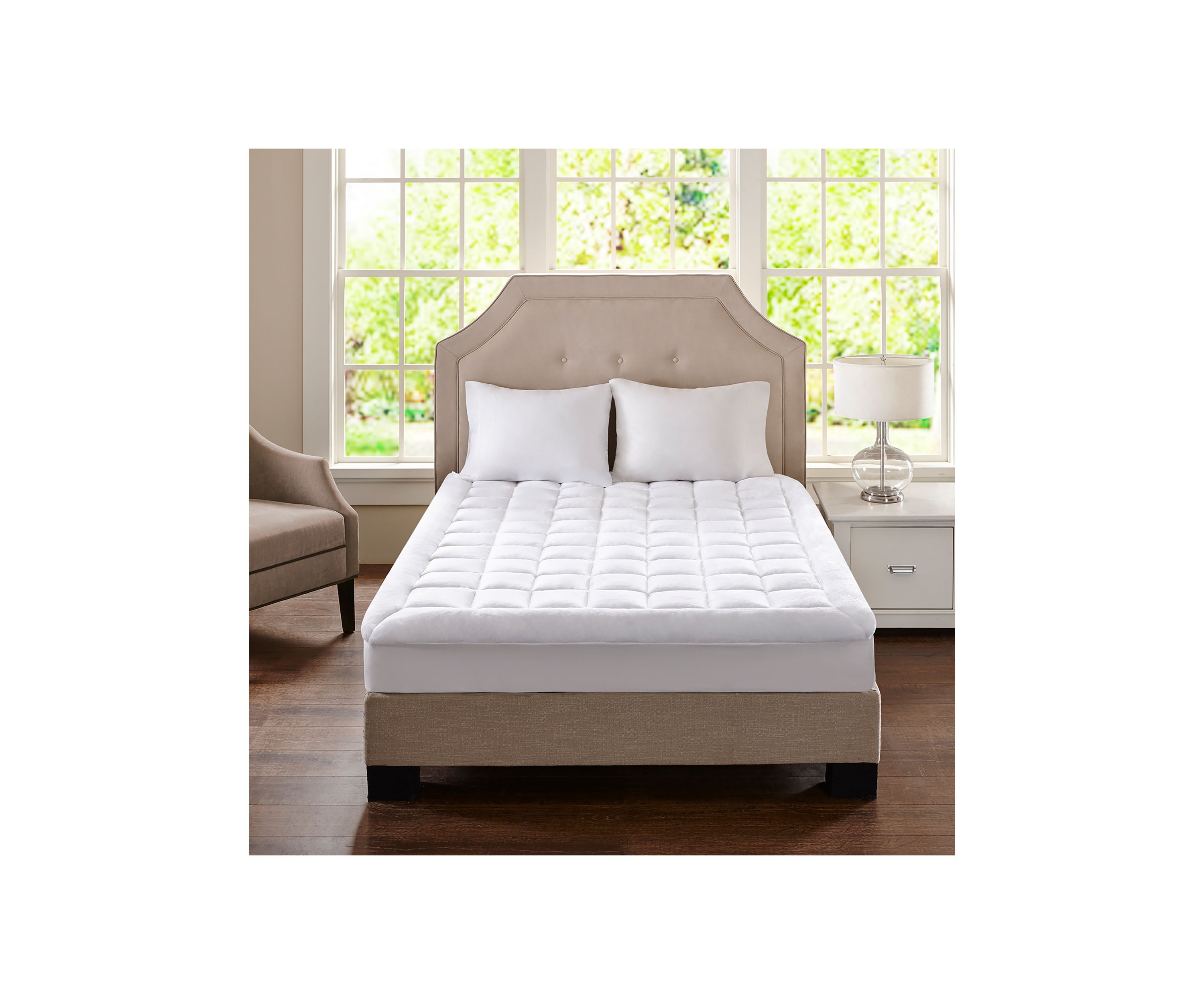 Cloud Soft Overfilled Plush Waterproof Mattress Pad