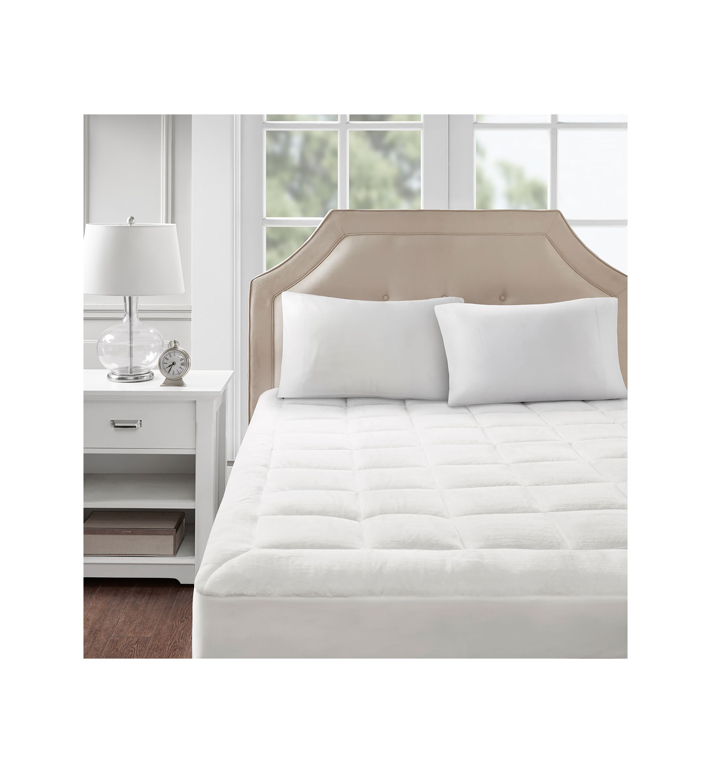Cloud Soft Overfilled Plush Waterproof Mattress Pad