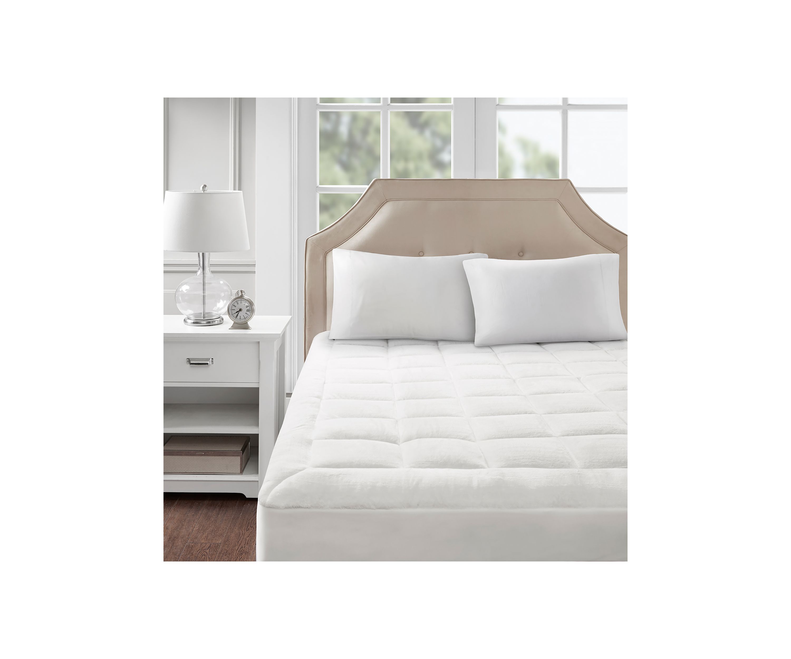 Cloud Soft Overfilled Plush Waterproof Mattress Pad
