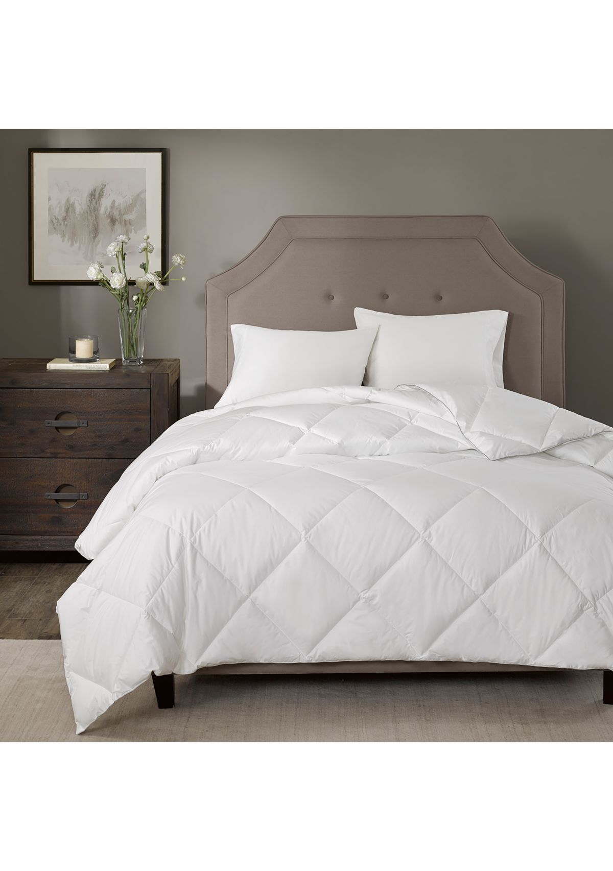 1000 Thread Count Cotton Rich Diamond Quilting Down Alternative Comforter