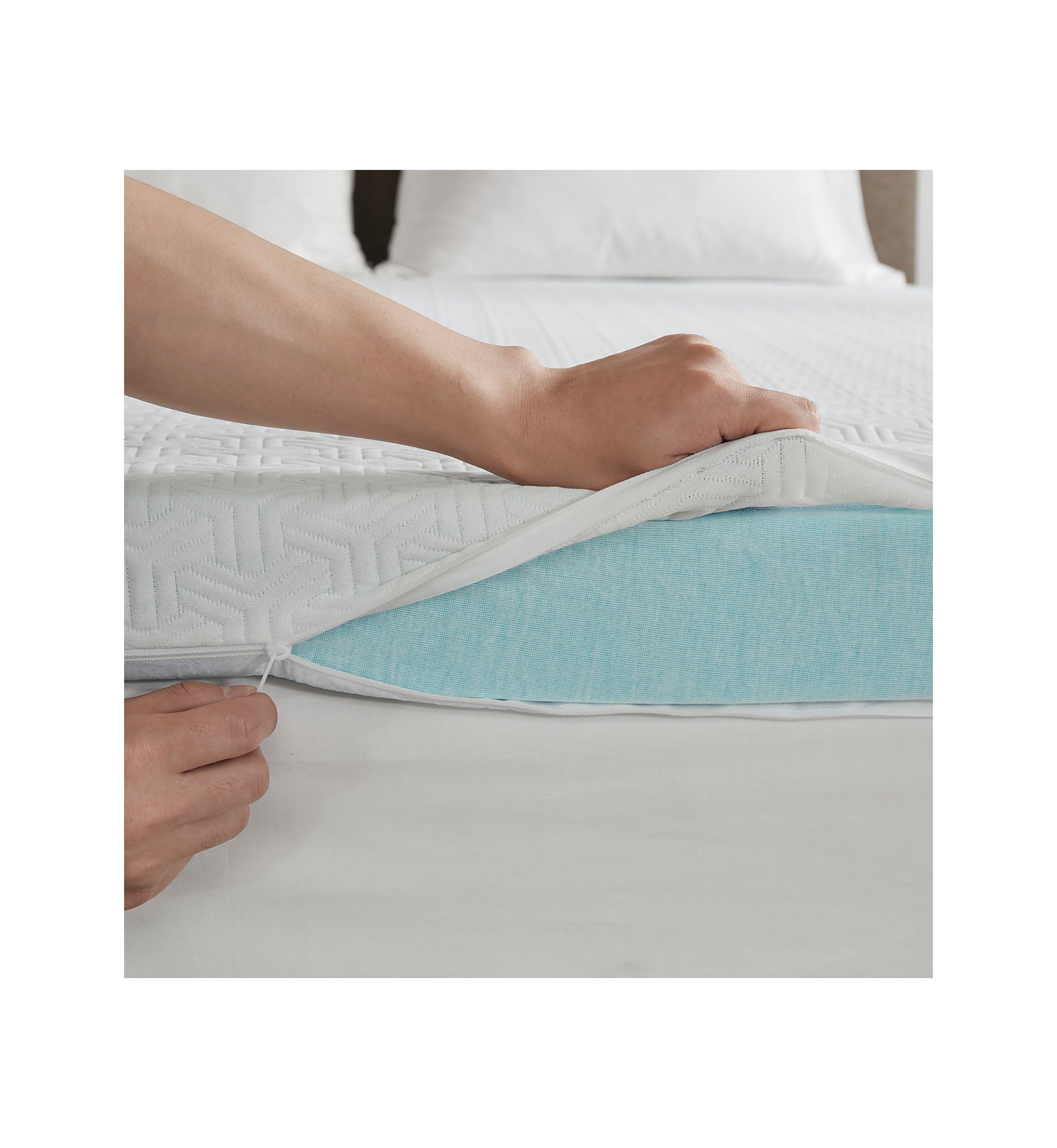 3 Inch Gel Memory Foam with 3M Cover Mattress Topper with 3M Moisture Management