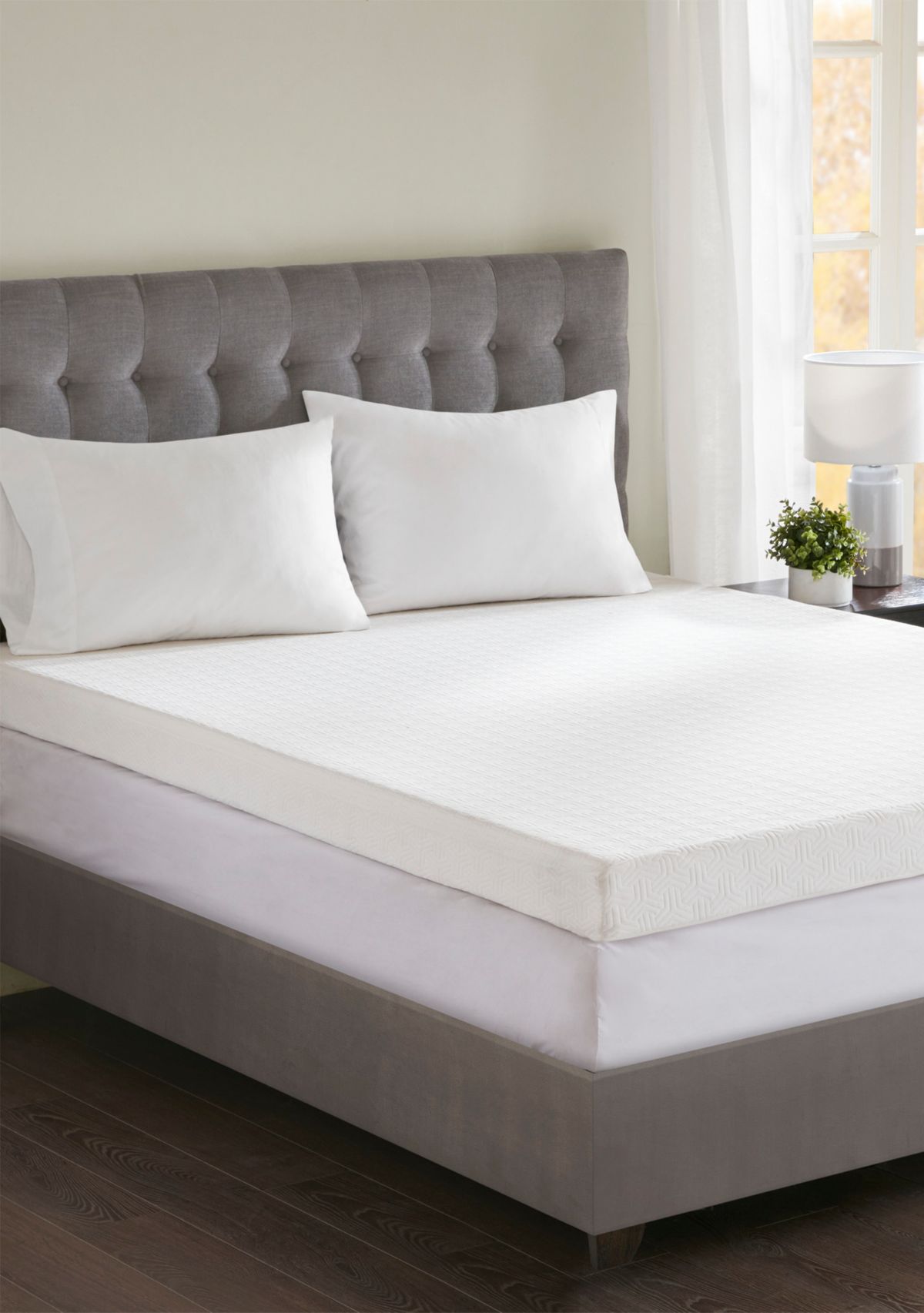 4" Gel Memory Foam with 3M Cover Mattress Topper
