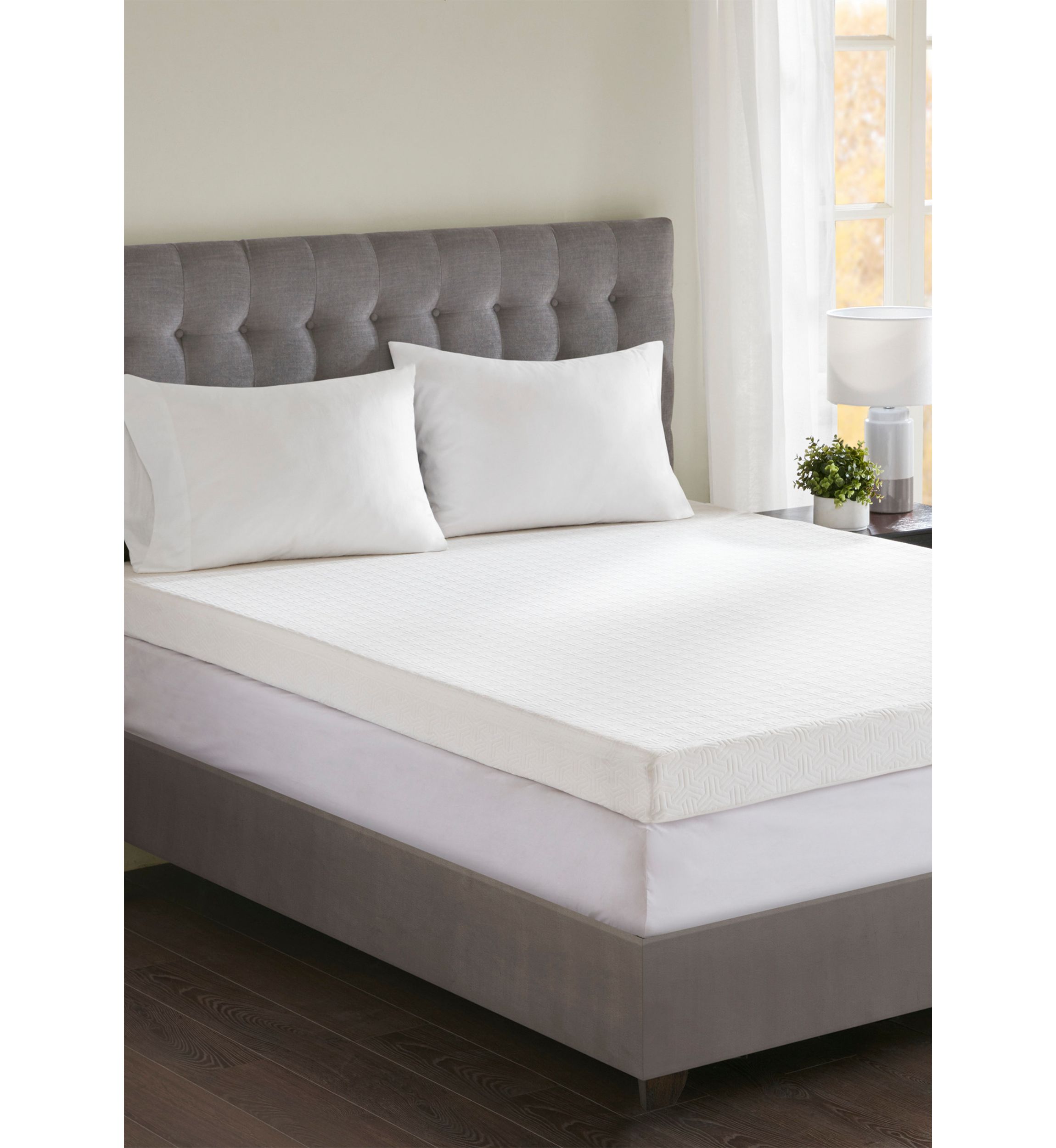 4" Gel Memory Foam with 3M Cover Mattress Topper