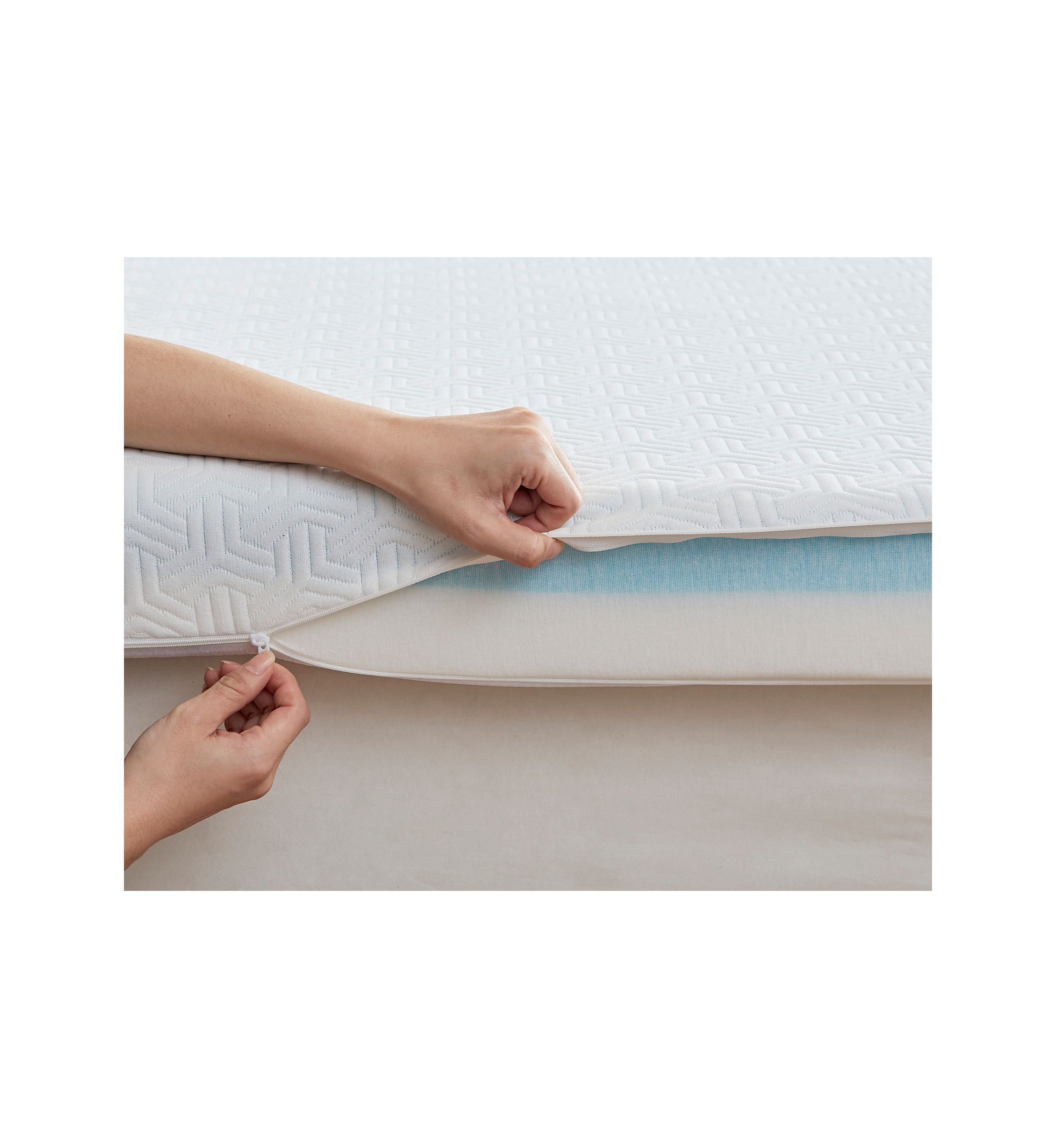 4" Gel Memory Foam with 3M Cover Mattress Topper