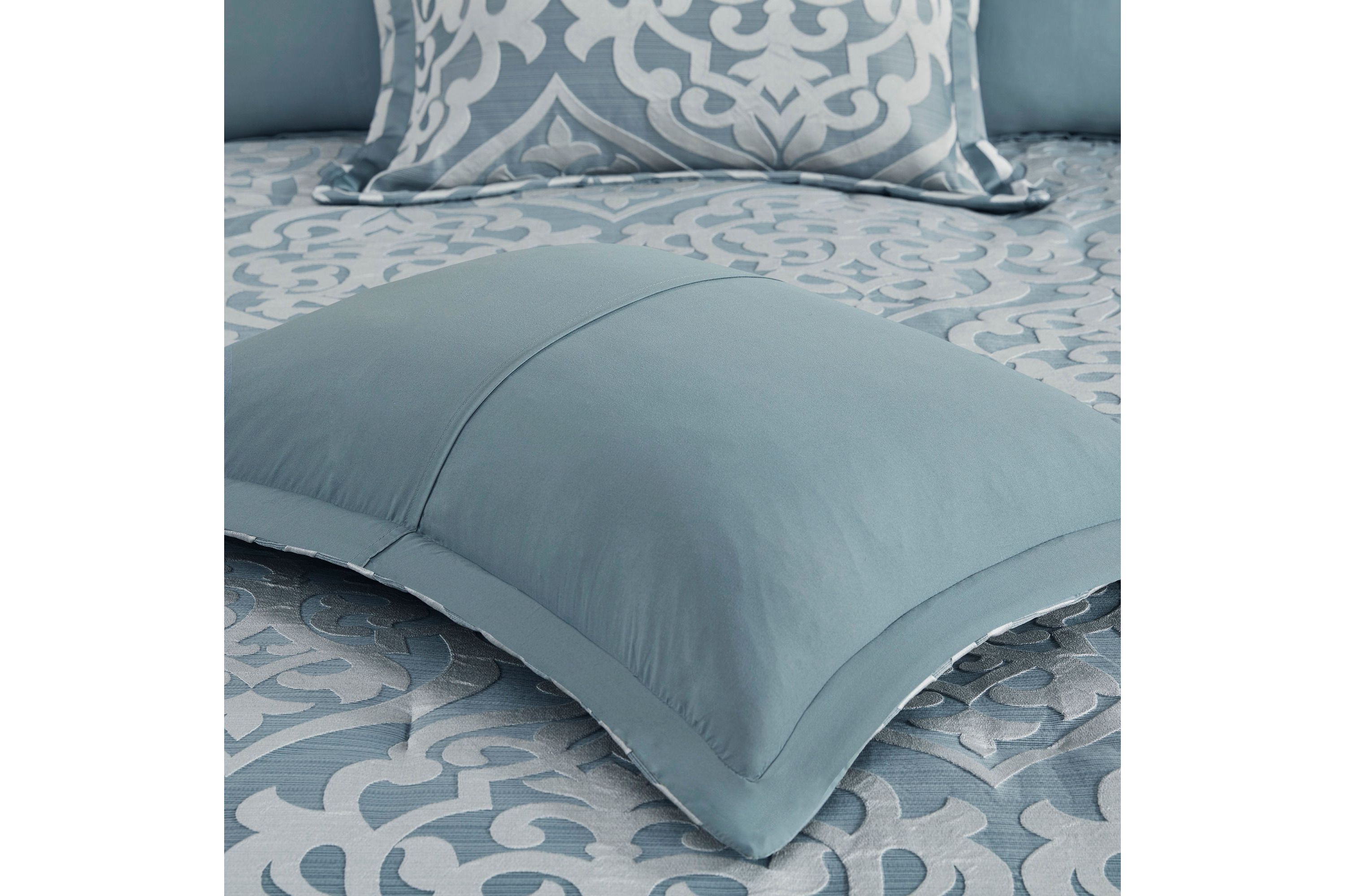 Odette 8 Piece Jacquard Comforter Set
