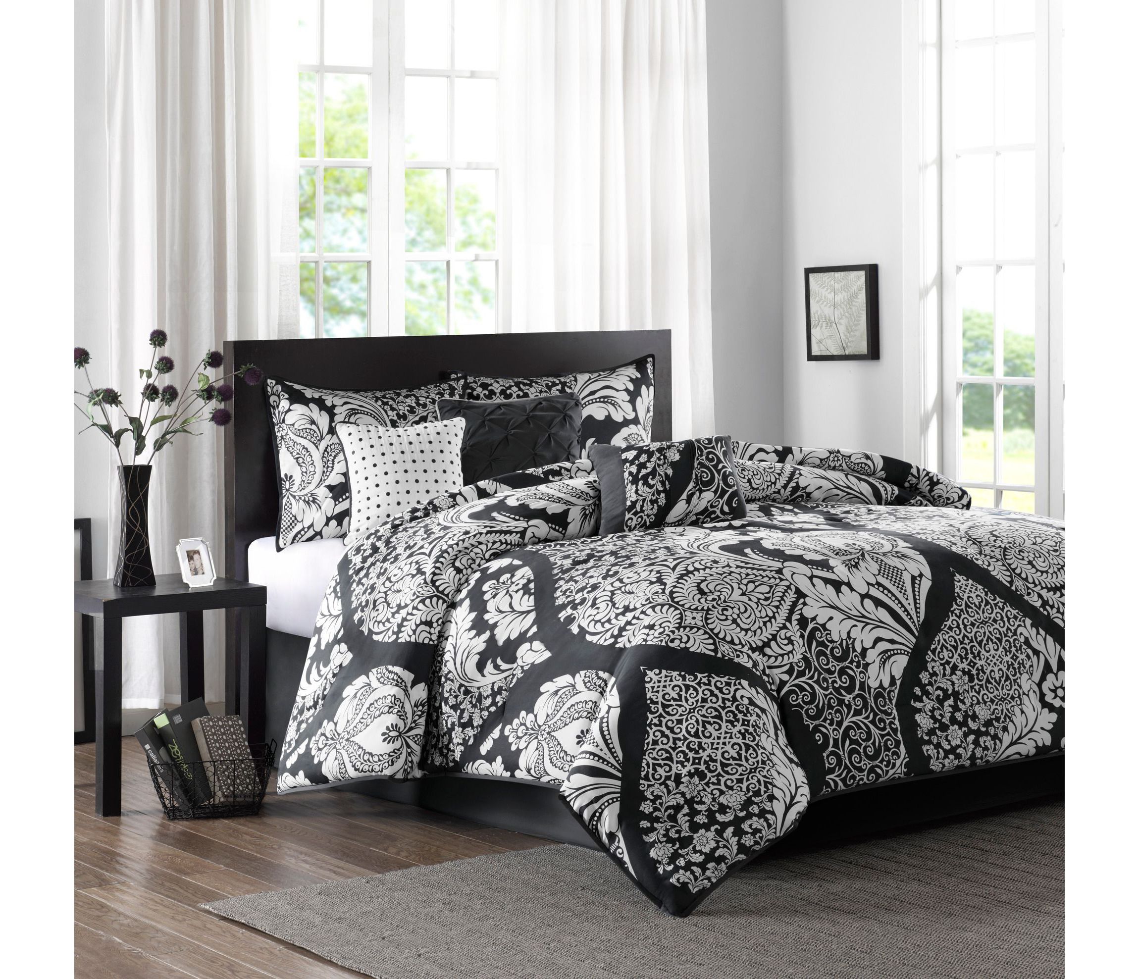 Vienna 7 Piece Cotton Printed Comforter Set