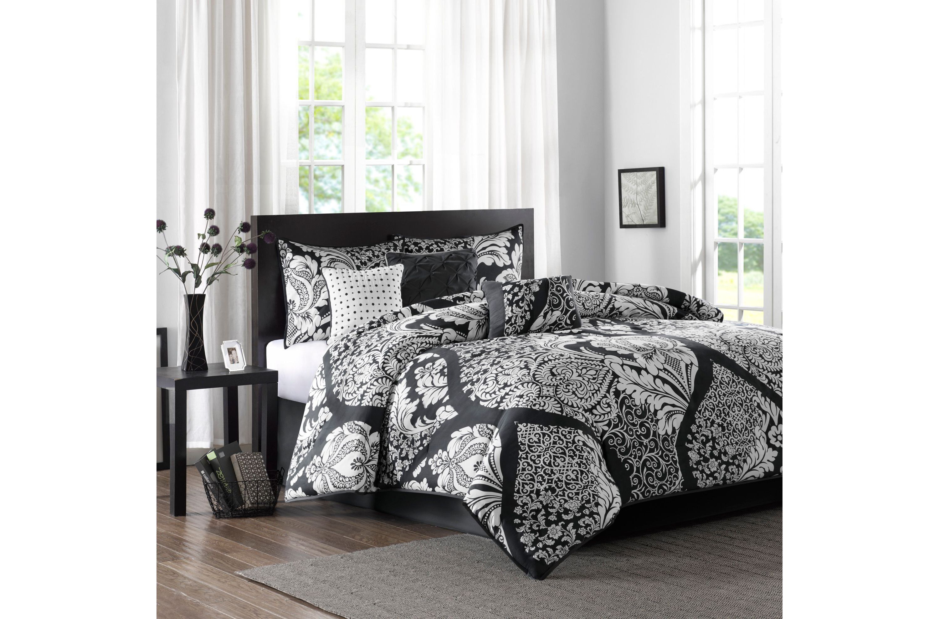 Vienna 7 Piece Cotton Printed Comforter Set
