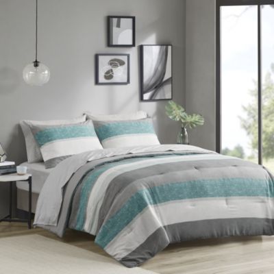 Madison Park Essentials Jaxon Comforter Set with Bed Sheets, King