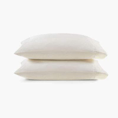 Croscill Luxury Egyptian 500TC Cotton Pillowcases, Ivory, Standard