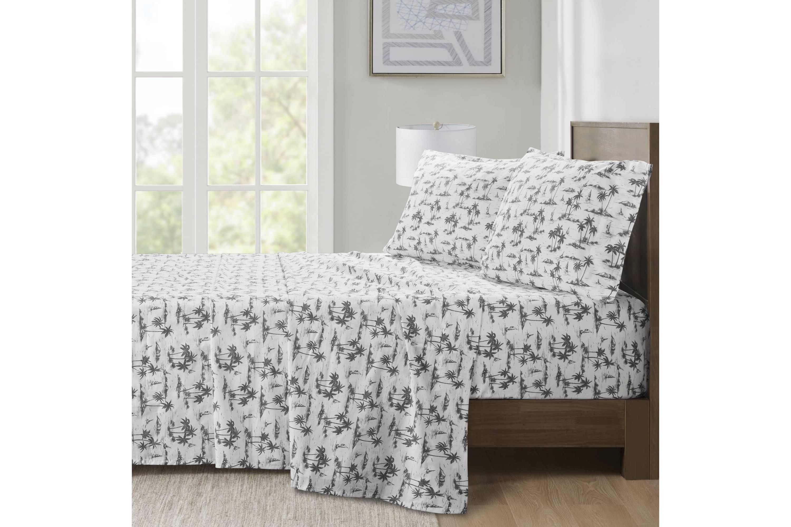200 Thread Count Printed Cotton Sheet Set
