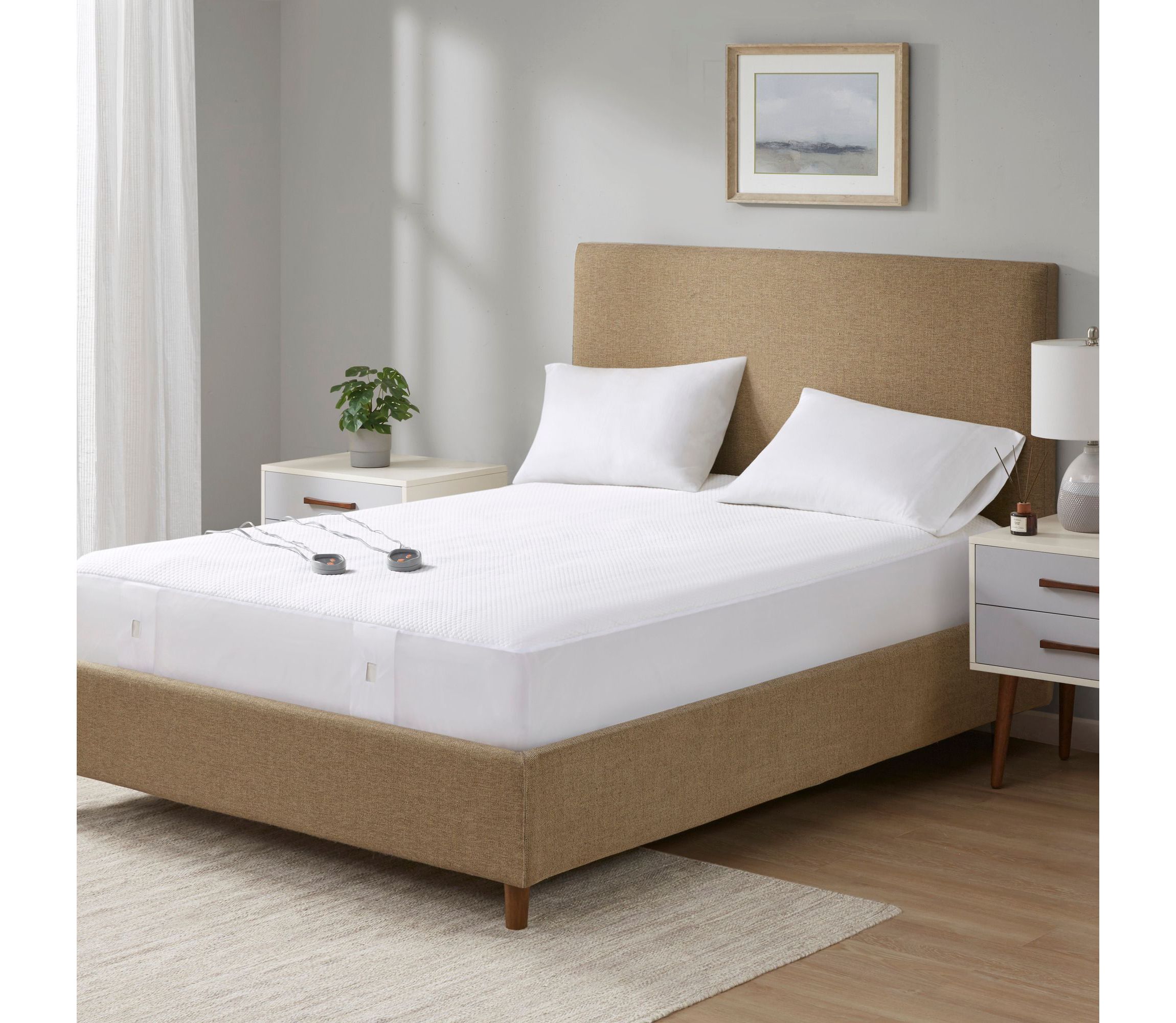 Cool Touch Heated Mattress Pad