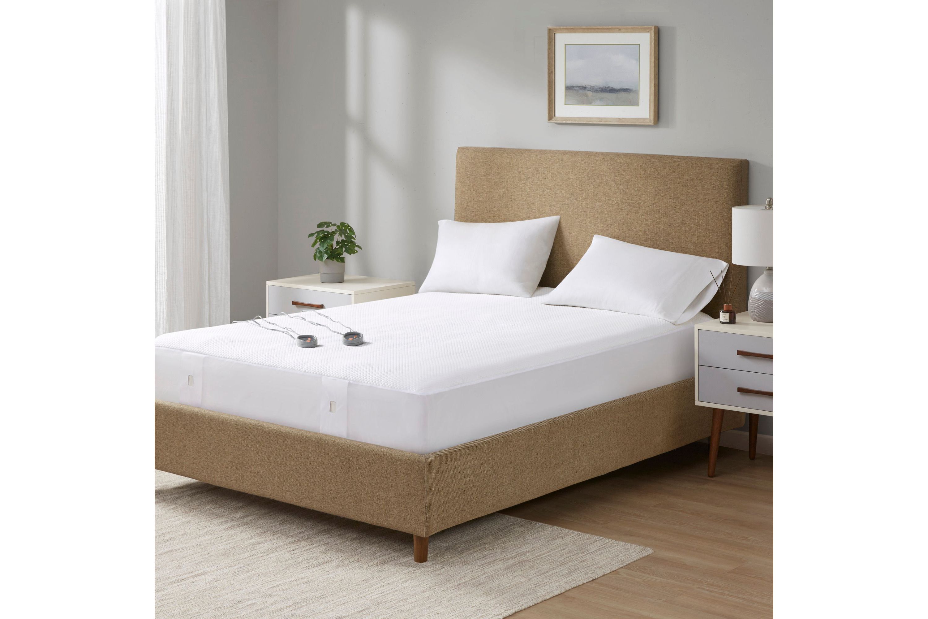 Cool Touch Heated Mattress Pad