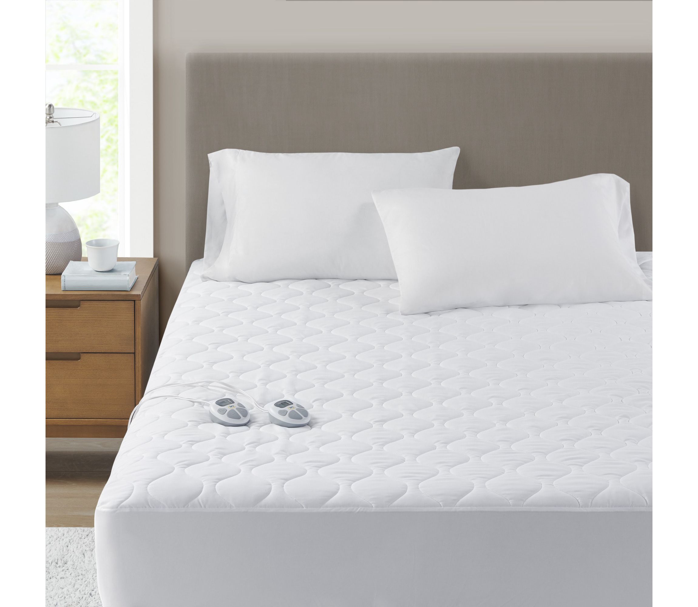 Microfiber Heated Mattress Pad