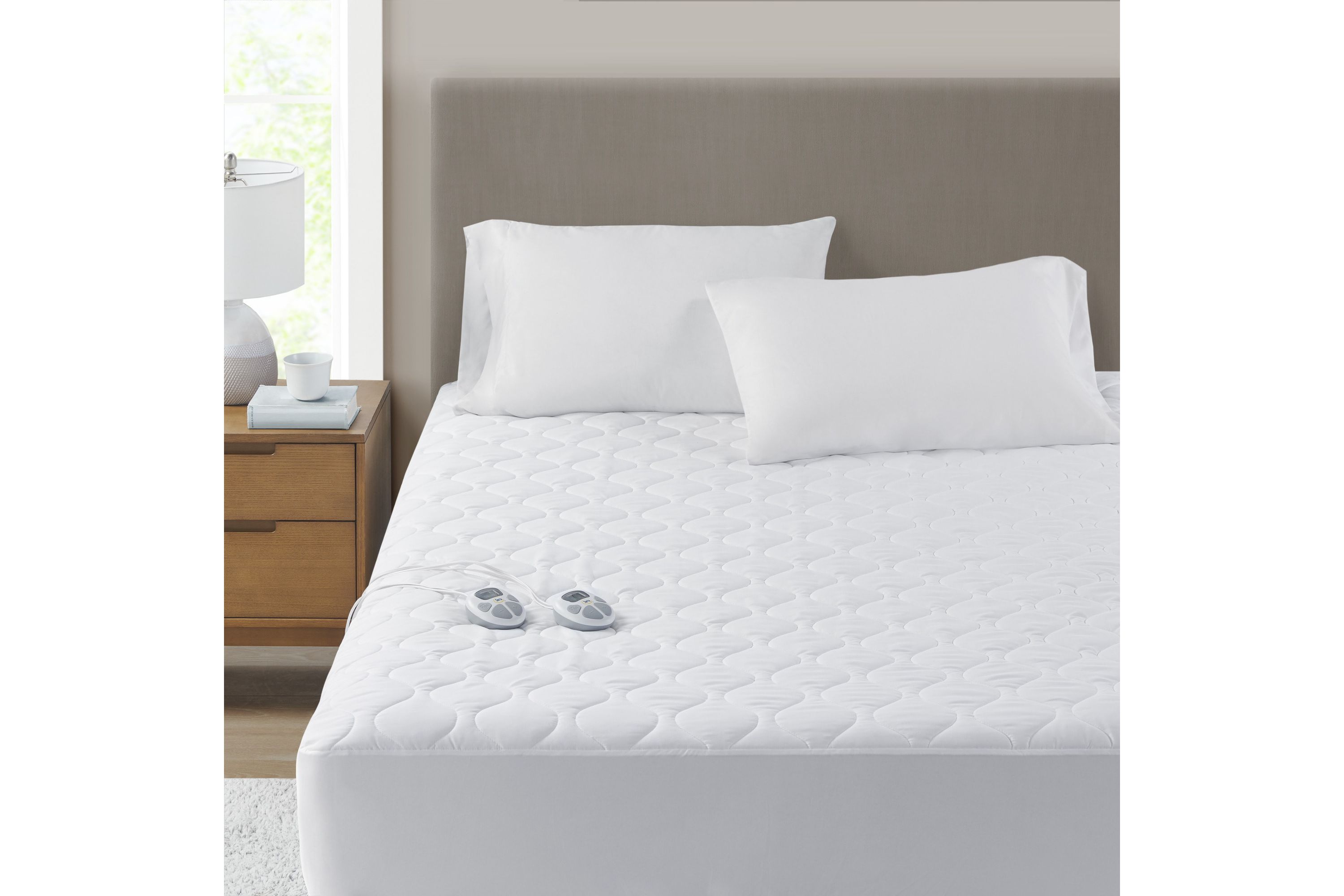 Microfiber Heated Mattress Pad