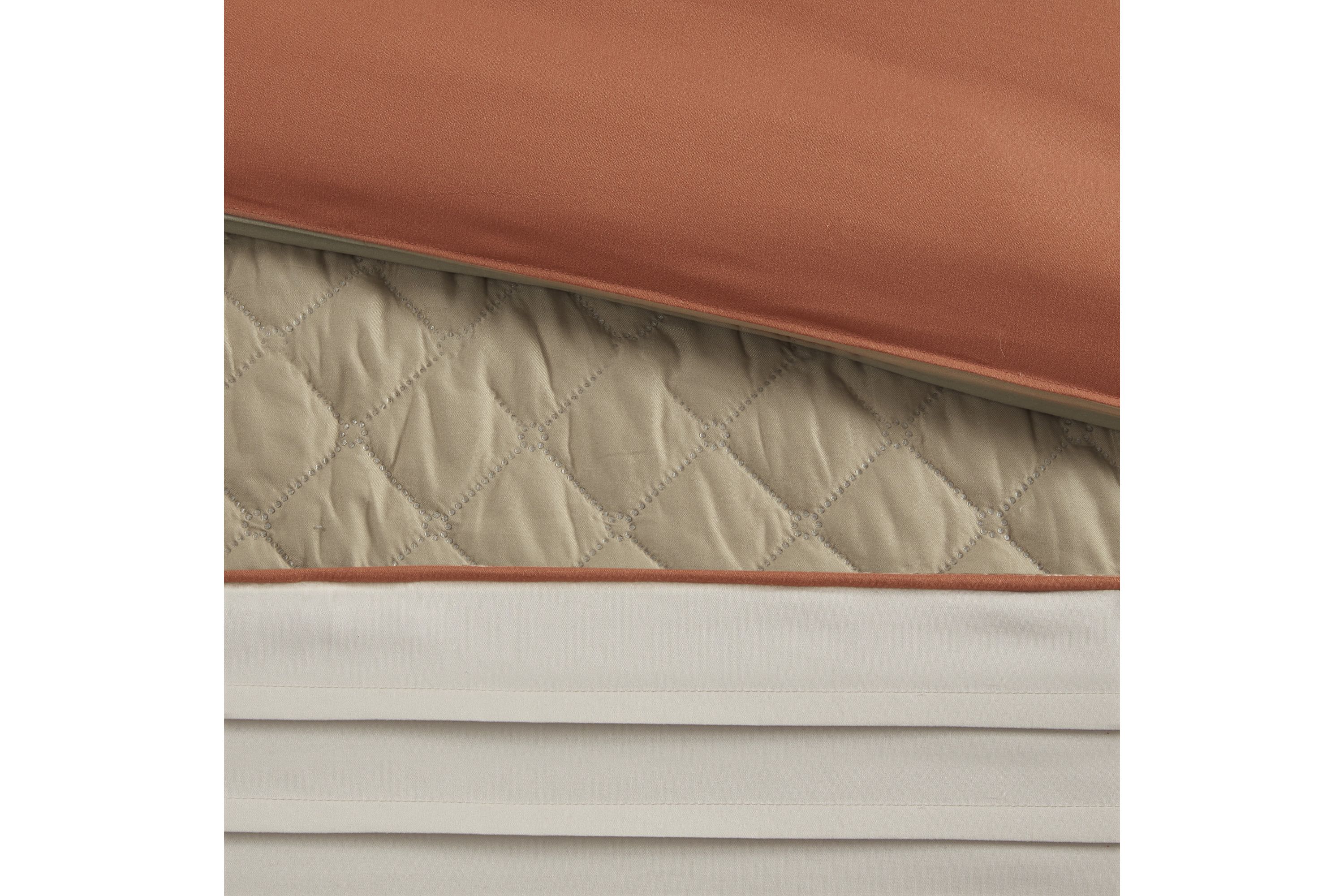 Jenson 7 Piece Color Block Stripe Comforter Set with Throw Pillows
