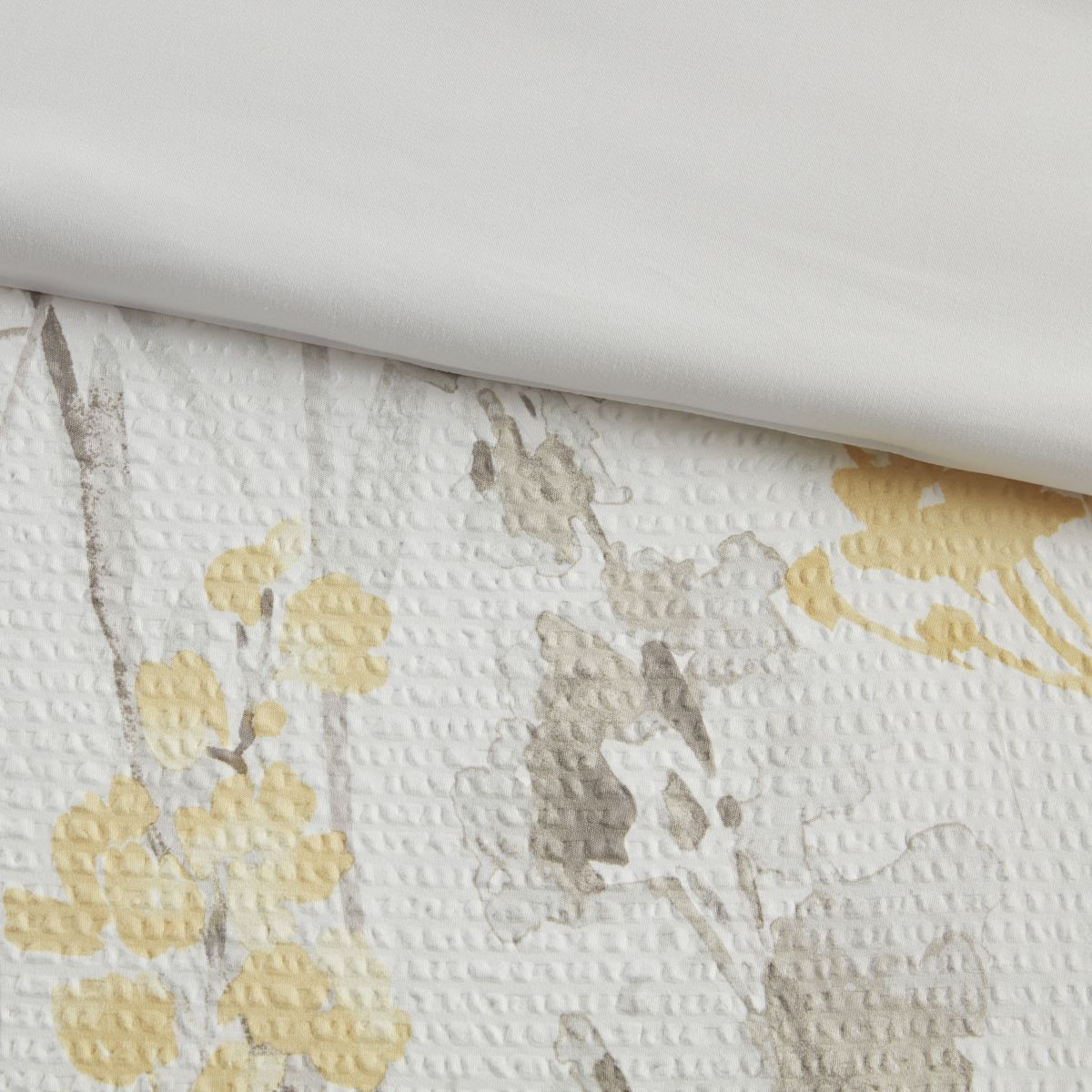 Prairie 5 Piece Seersucker Comforter Set with Throw Pillows