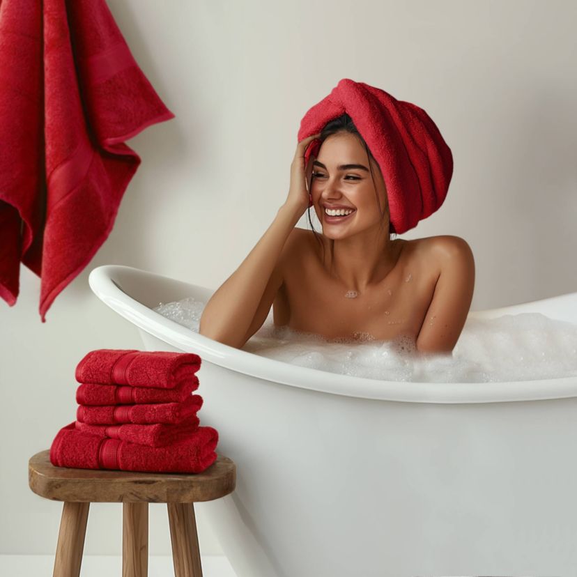 800GSM Ultra-Soft 100% Cotton Absorbent Towel Set