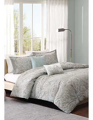 Madison Park Pure Ronan 5 Piece Cotton Duvet Cover Set Belk