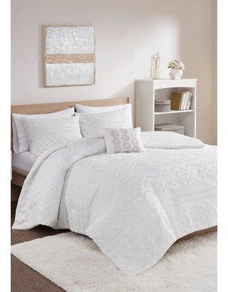 Intelligent Design Annie Solid Clipped, Belk King Size Duvet Covers