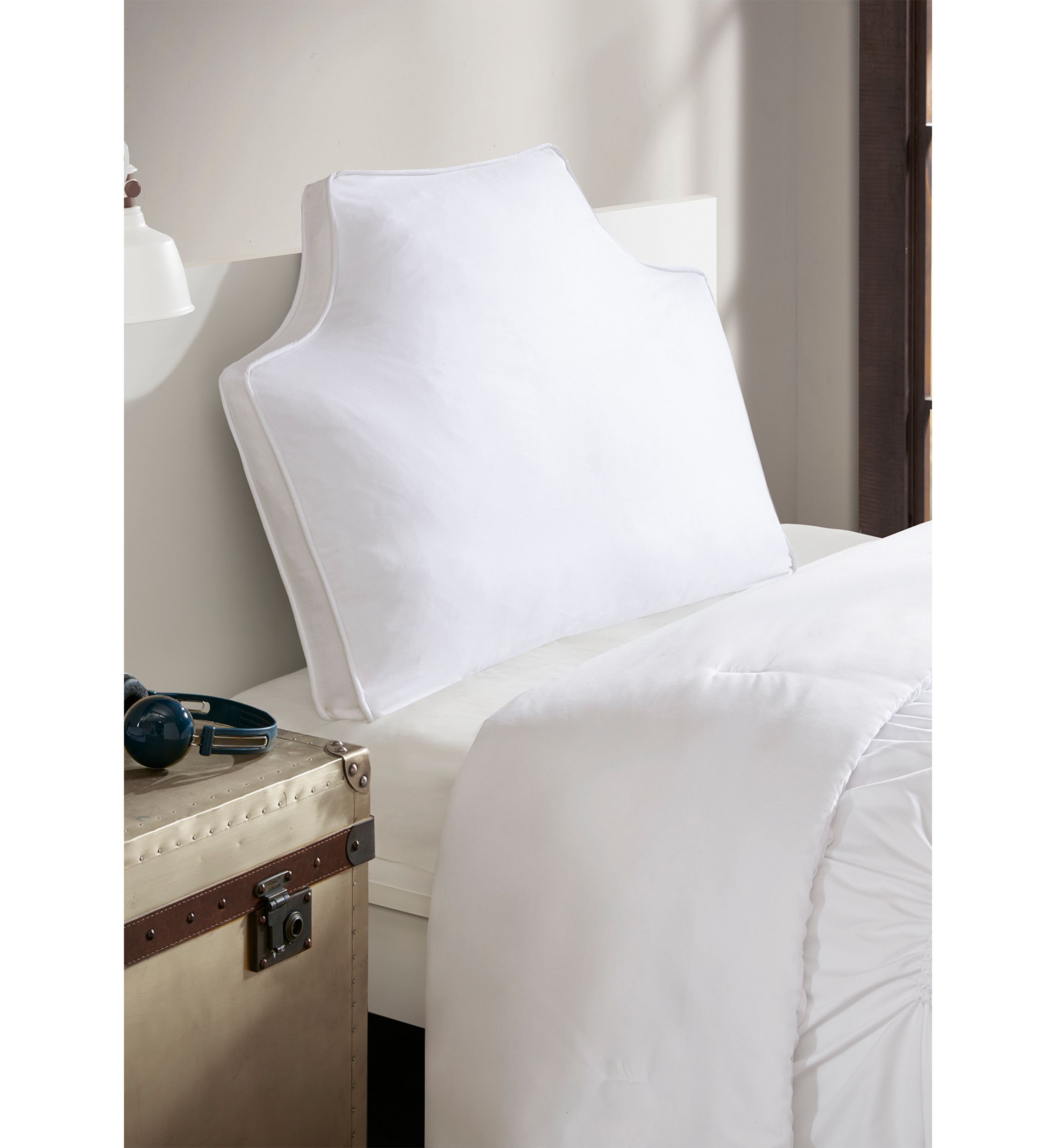 Oversized Headboard 100% Cotton Canvas Pillow 
