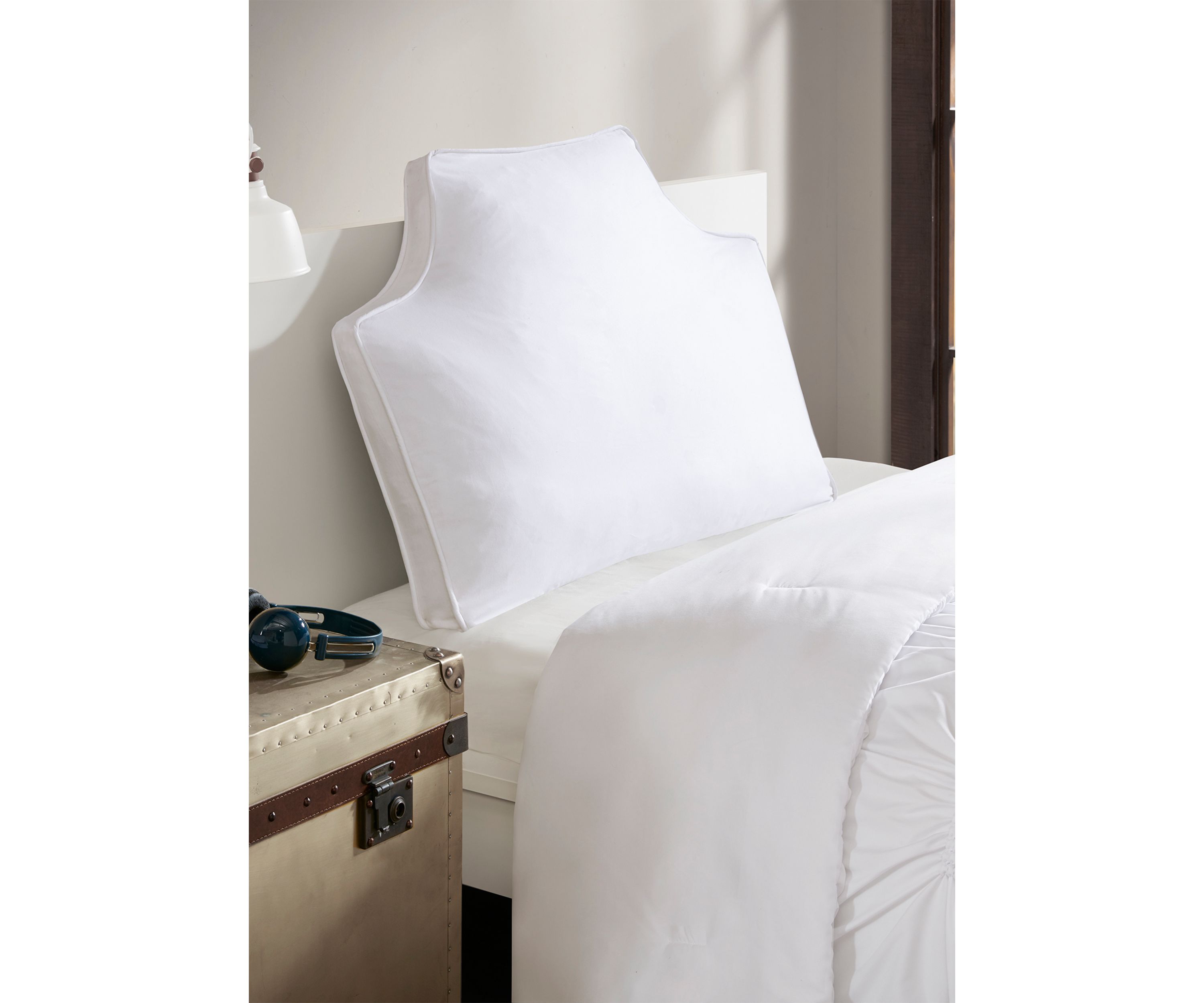 Oversized Headboard 100% Cotton Canvas Pillow 