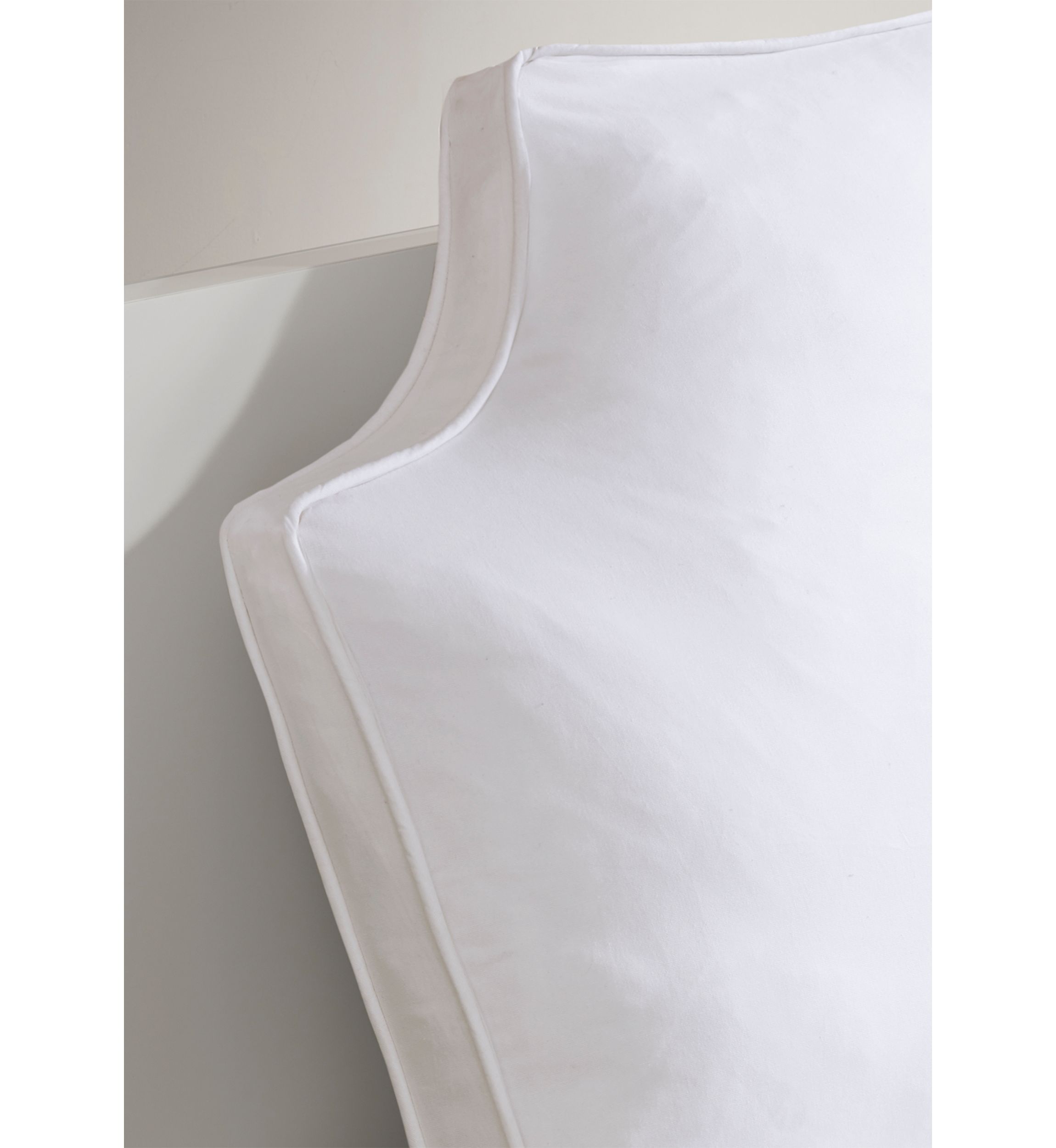 Oversized Headboard 100% Cotton Canvas Pillow 