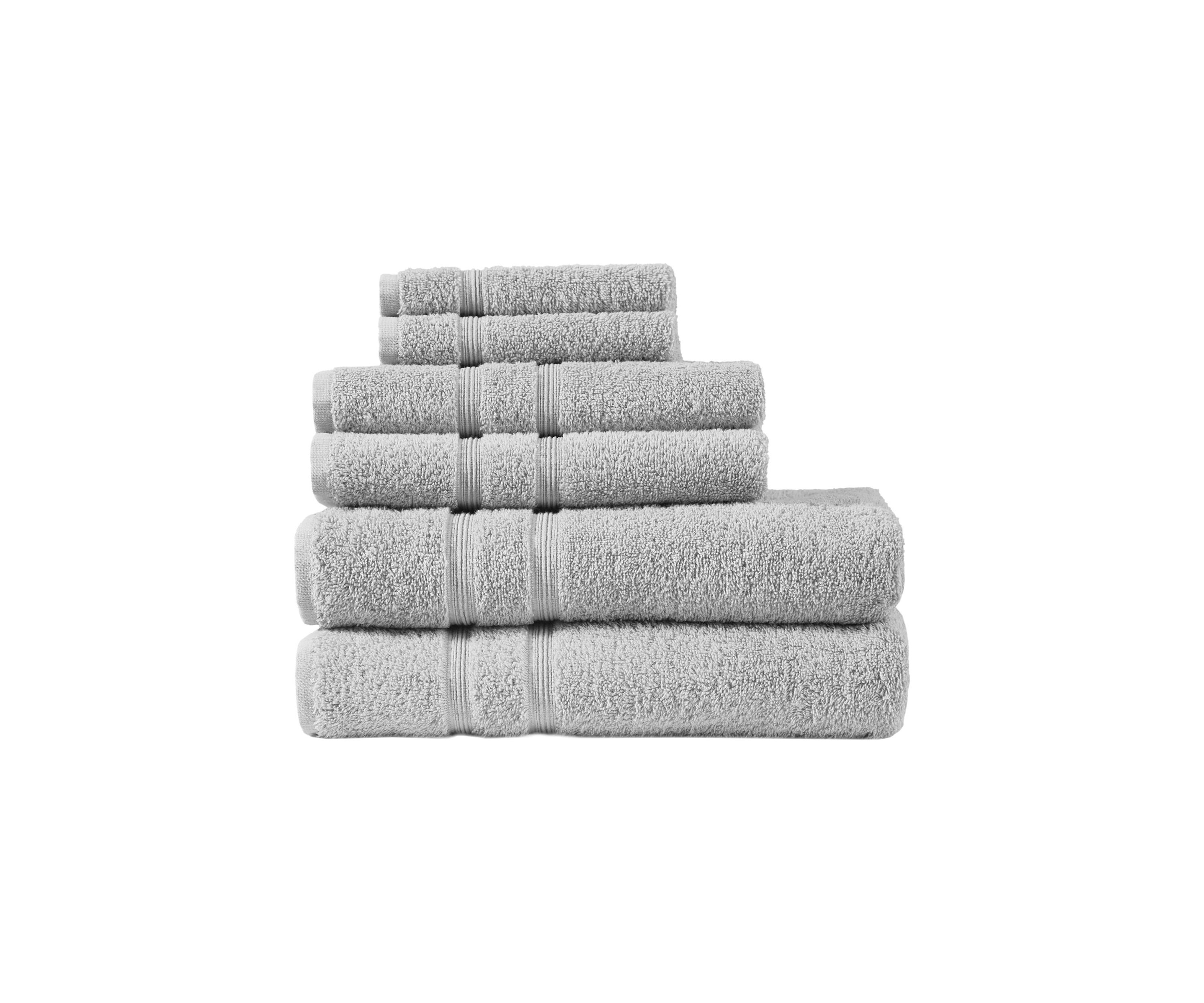 Aegean 100% Turkish Cotton 6 Piece Towel Set