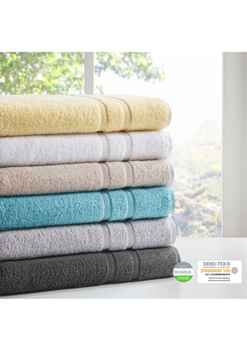 Aegean 100% Turkish Cotton 6 Piece Towel Set