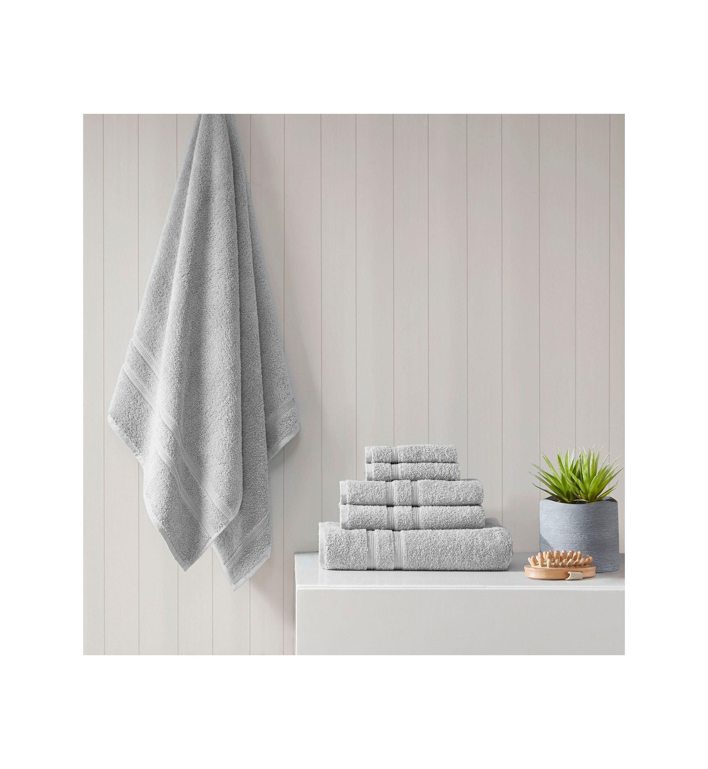 Aegean 100% Turkish Cotton 6 Piece Towel Set
