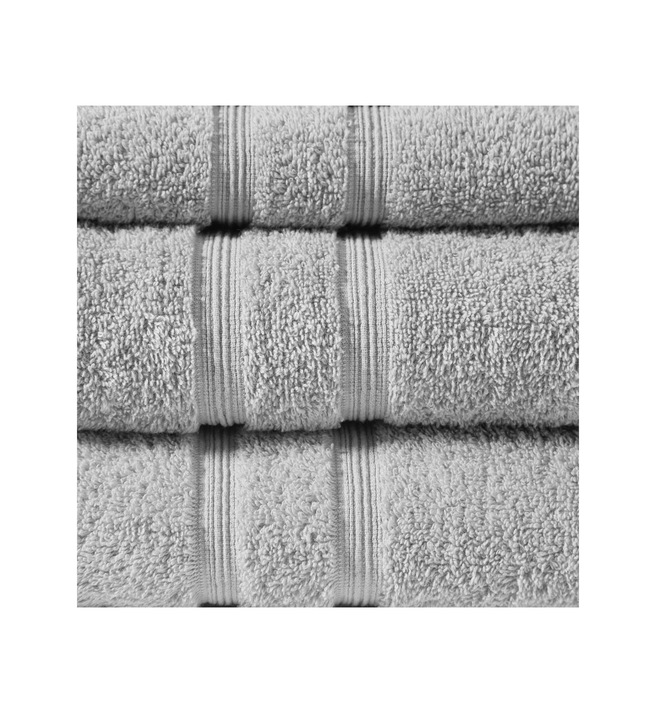 Aegean 100% Turkish Cotton 6 Piece Towel Set